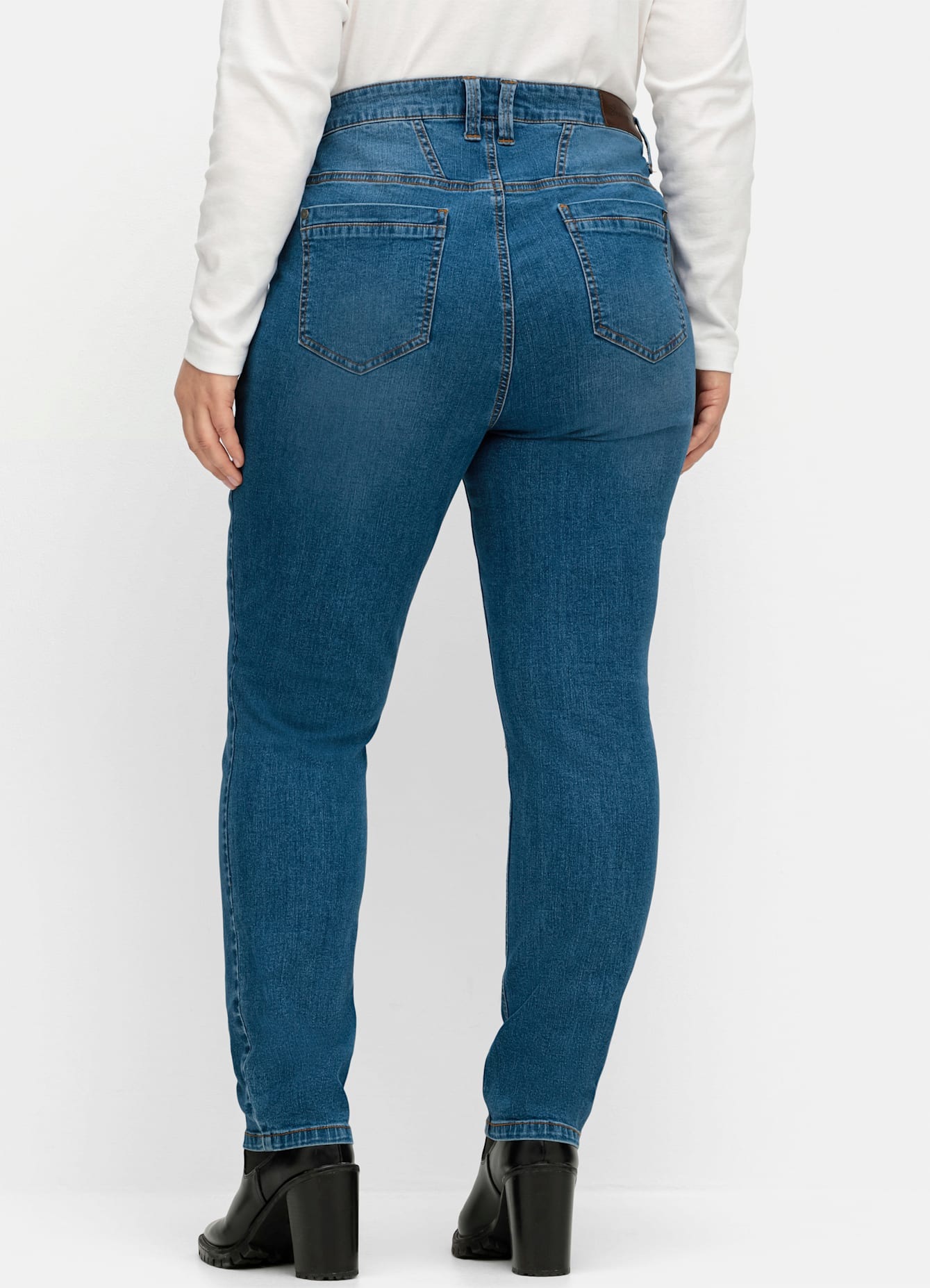 Sheego Stretch Jeans Women Blue Denim 24 2