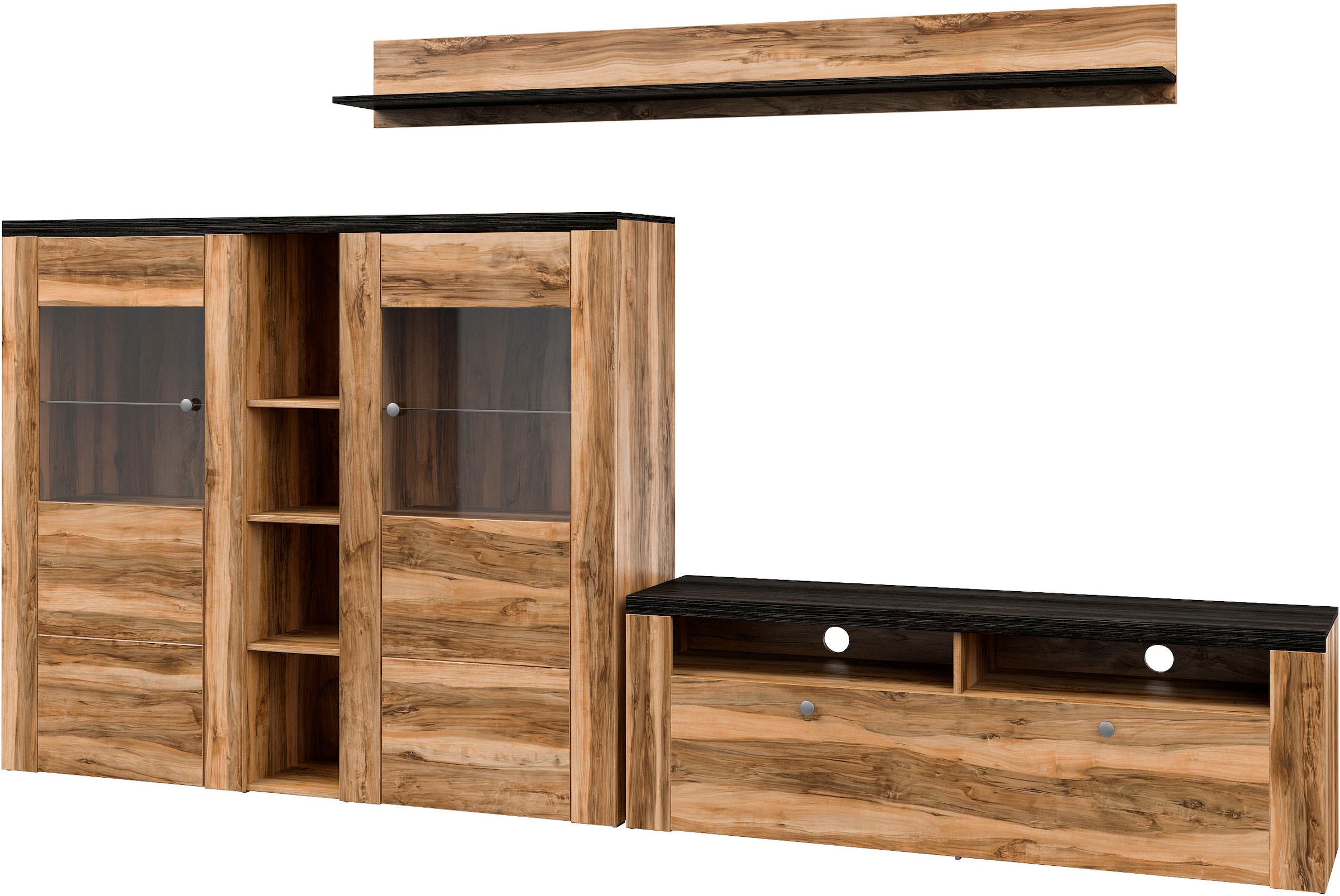 Home affaire Wohnwand "Larona, Wohnwand, Set 3 teilig," 3 Stk. tlg. günstig online kaufen