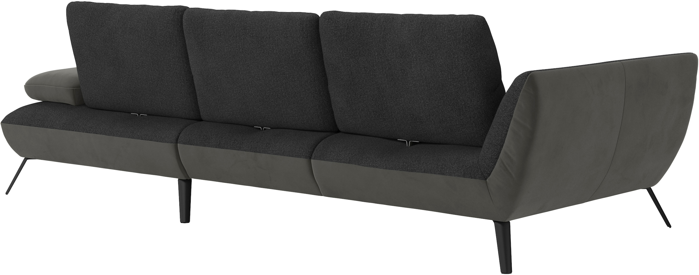 Places of Style Ecksofa »Mikado L-Form«, inkl. Sitztiefenverstellung und Armteilverstellung