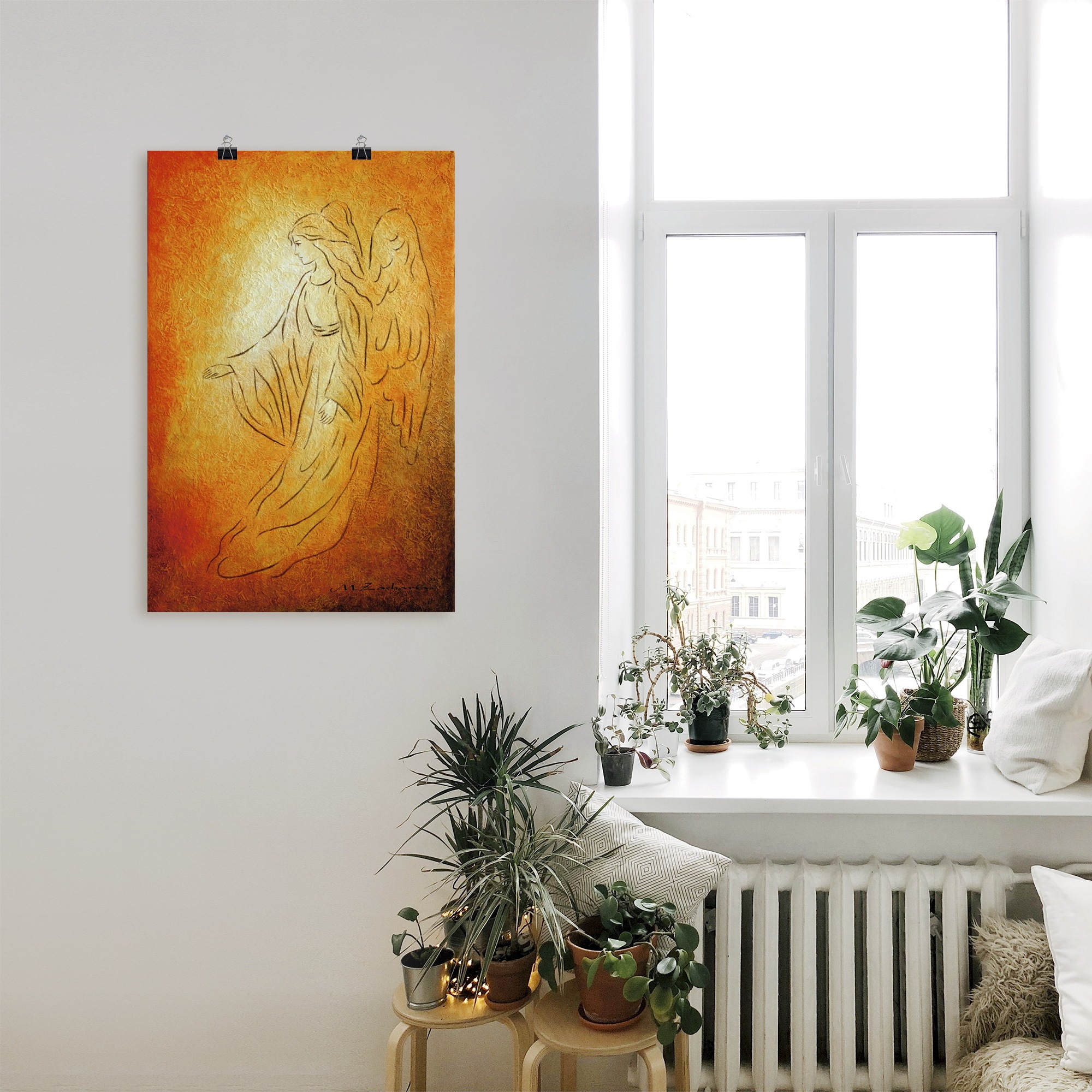 Artland Wandbild "Engel der Heilung - Engelkunst" Religion 1 Stk. tlg. als günstig online kaufen