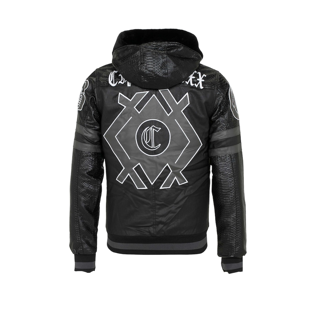 Cipo & Baxx Outdoorjacke, mit coolem Markenprint