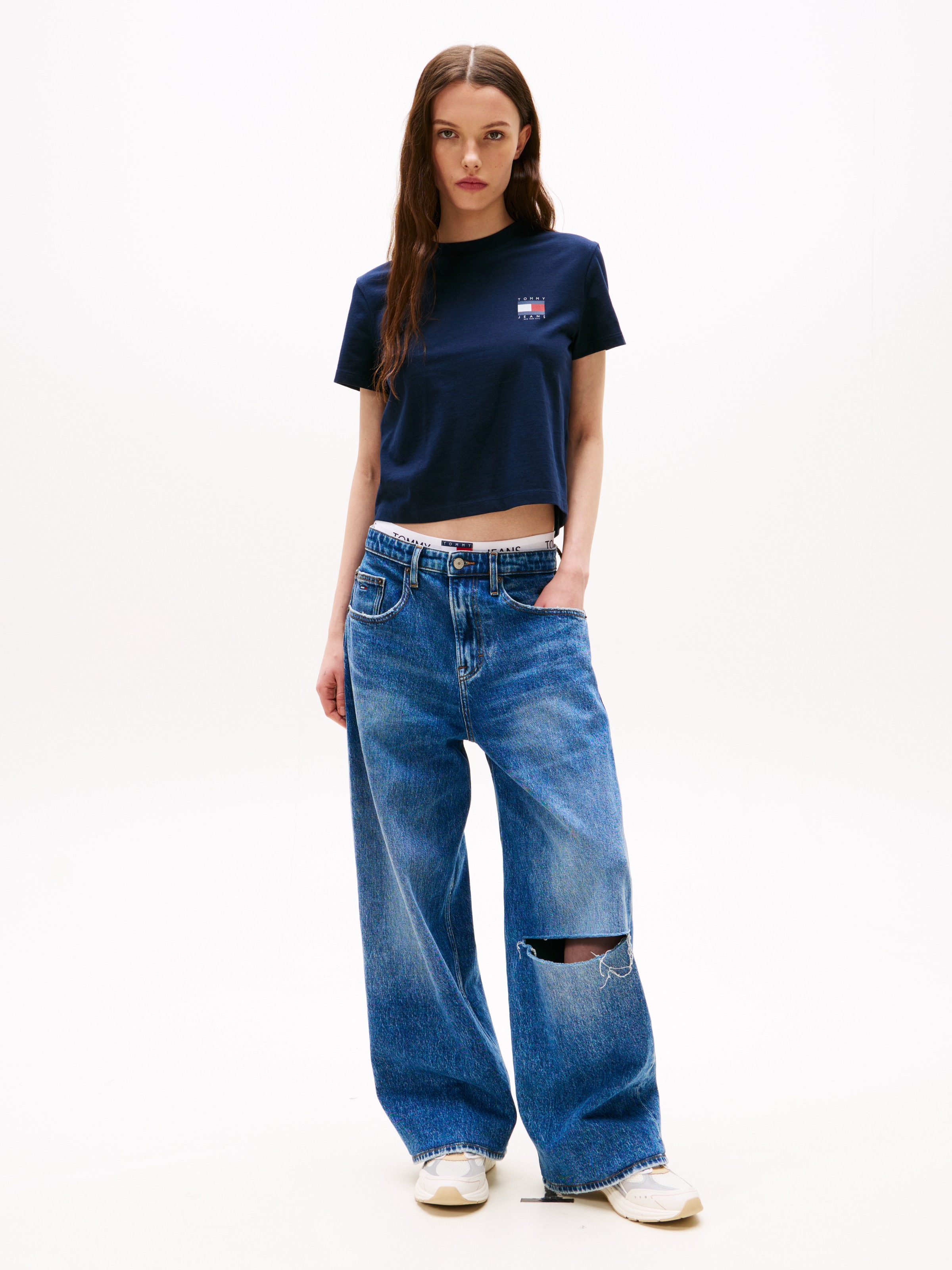 Tommy Jeans Kurzarmshirt "TJW REG SH TOMMY US FLAG SS TEE" günstig online kaufen