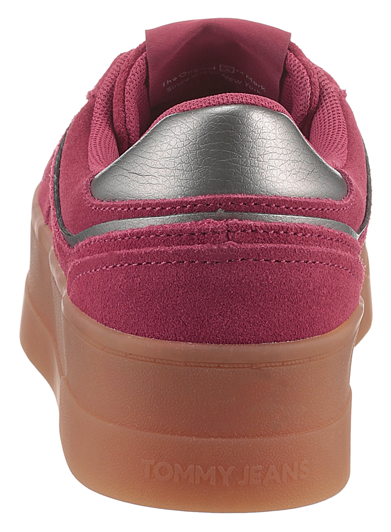 Tommy Jeans Plateausneaker »THE GREENWICH FLATFORM ELEVATED«, Schnürschuh, Freitzeitschuh, Halbschuh mit Logo-Aufnäher