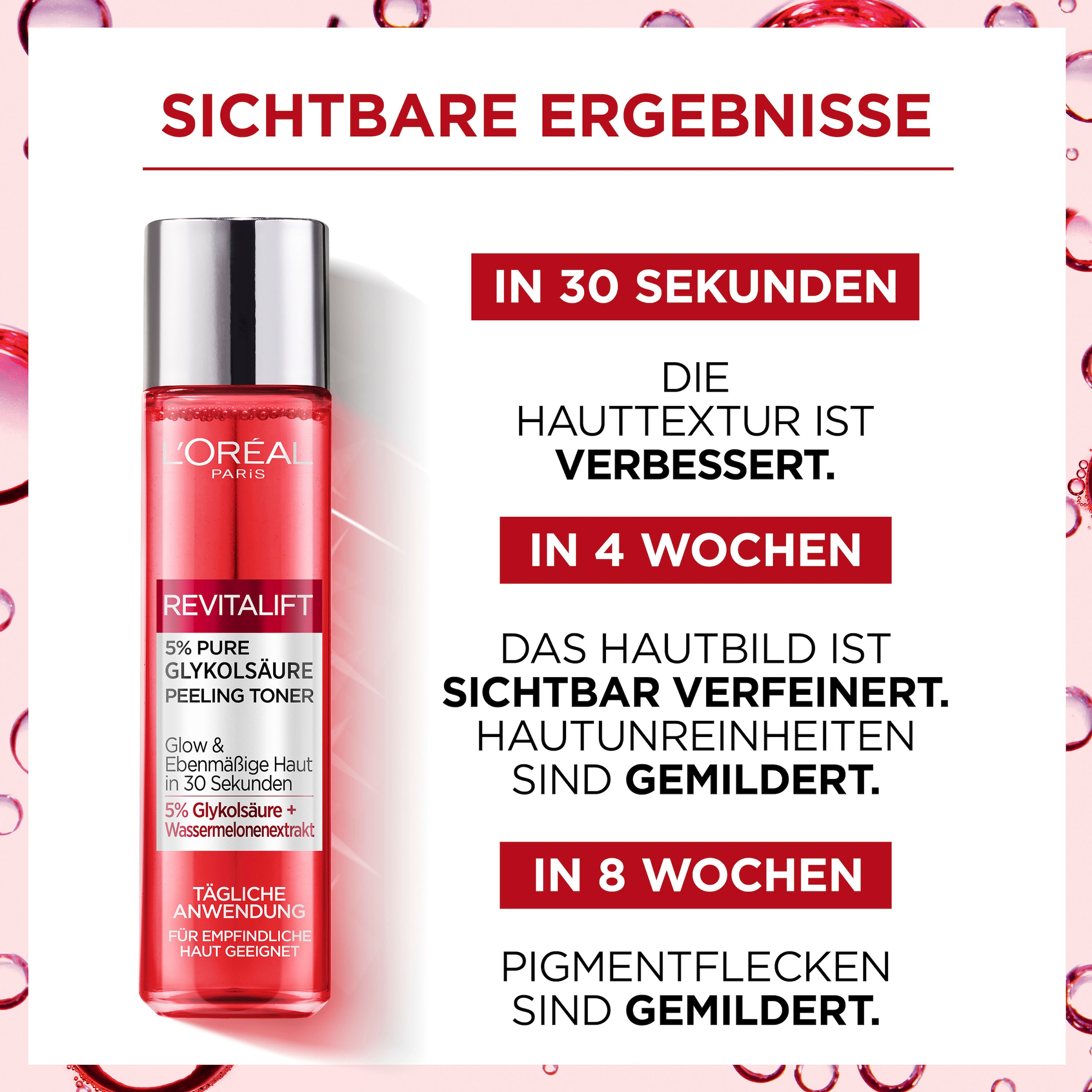 L'ORÉAL PARIS Gesichtspeeling »Revitalift Peeling Toner«, mit hoher Wirkungskraft