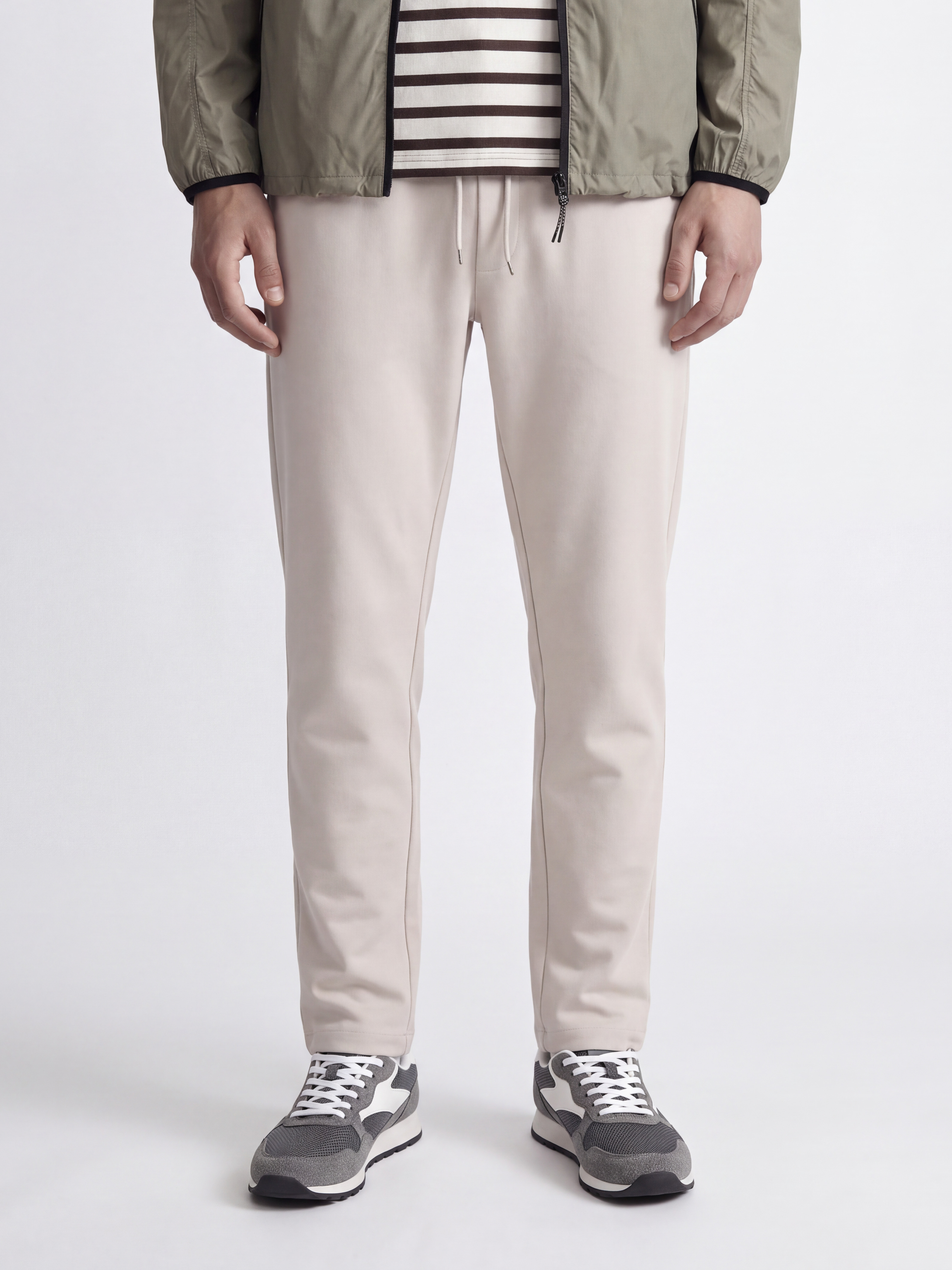 Jack & Jones Schlupfhose "JPSTKANE WILLIAM JOGGER NOOS" Materialmix, locker geschnitten