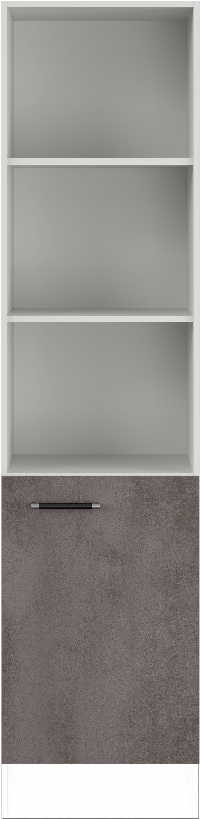 IMPULS KÜCHEN Seitenschrank »"Prag", Breite/Höhe: 50/190,7 cm«, vormontiert, mit Drehtür, mit verstellbaren Fachböden
