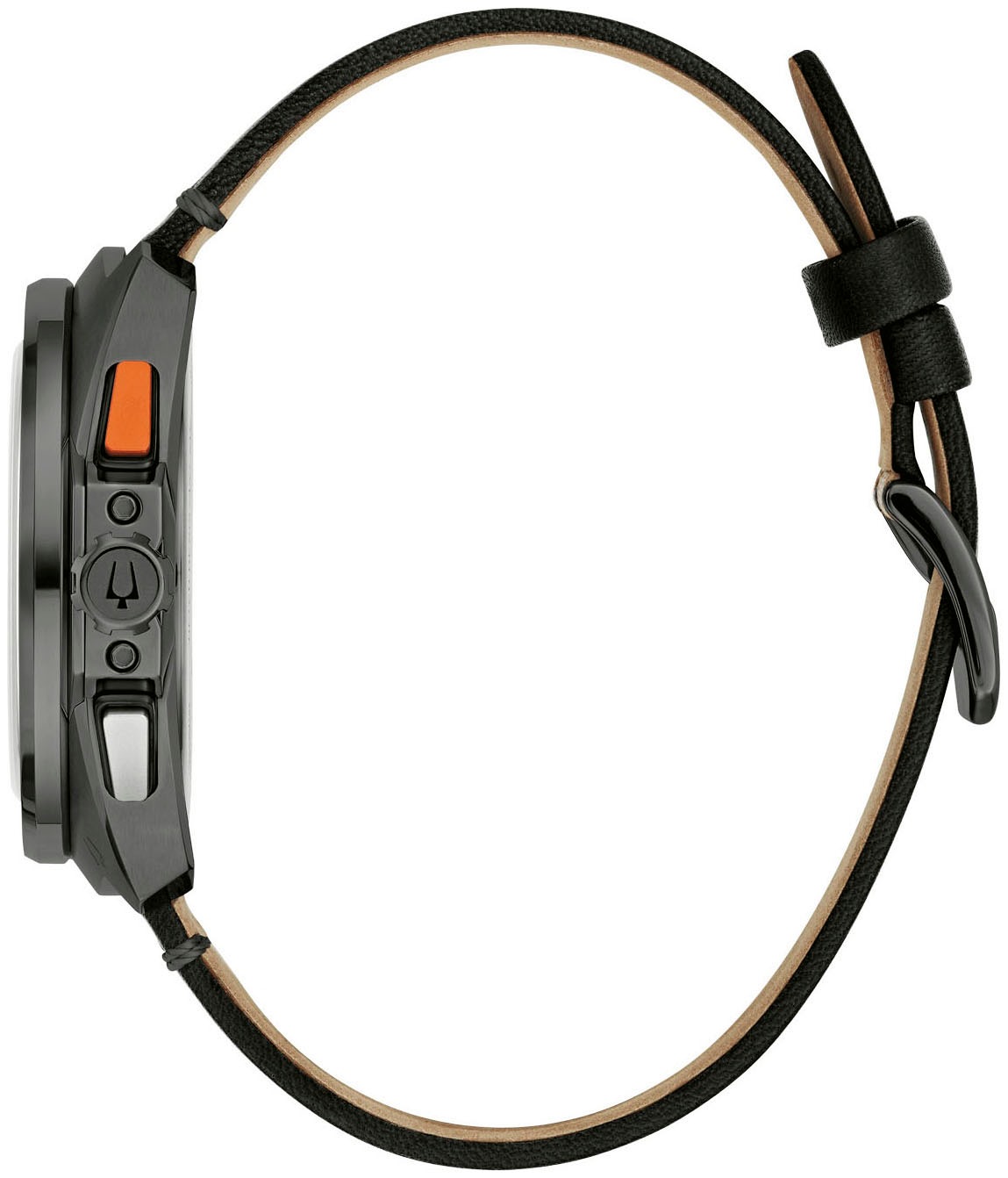 Bulova Chronograph »Racer«, Armbanduhr, Quarzuhr, Herrenuhr, Saphirglas, Lederarmband