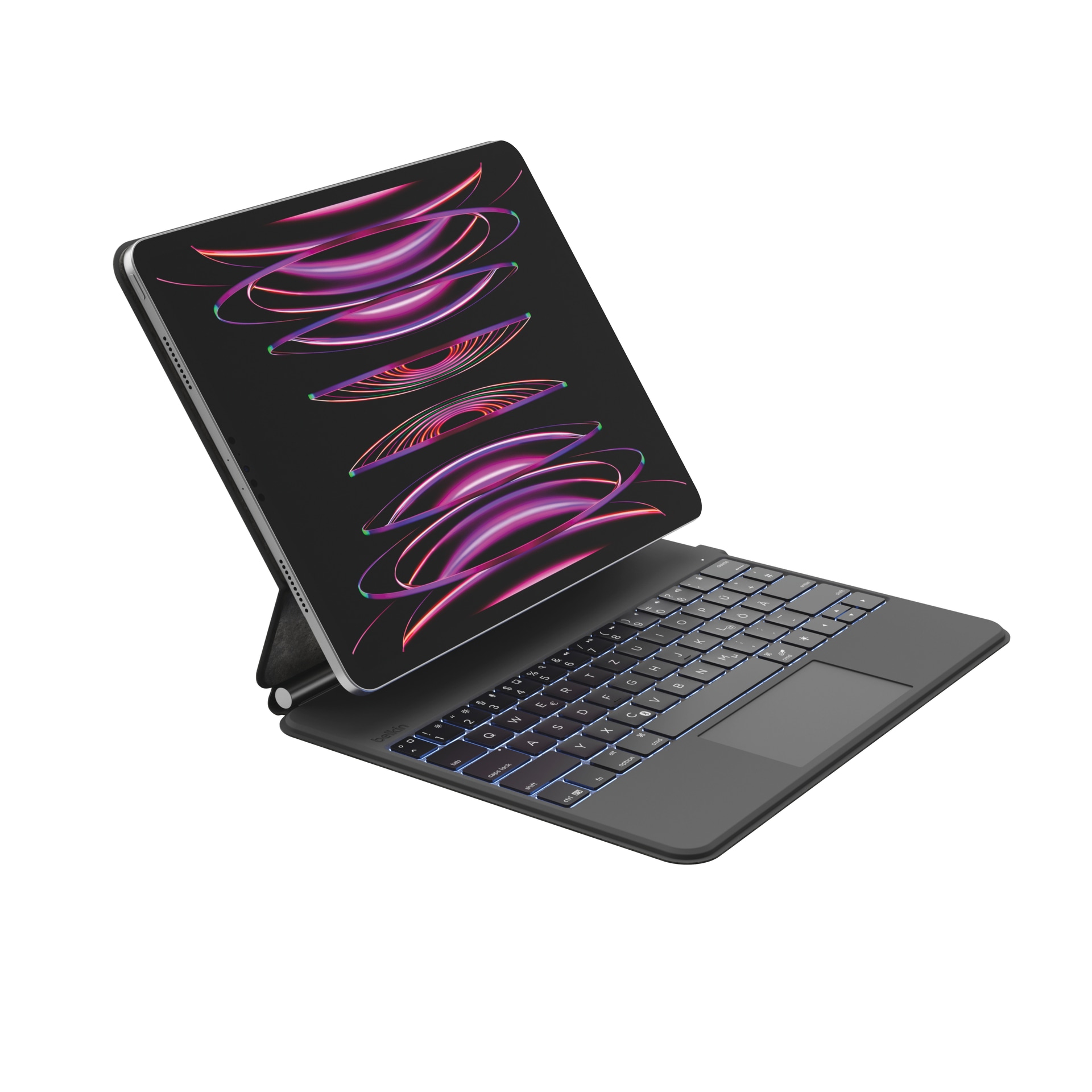 Belkin Wireless-Tastatur »Pro Tastatur mit Hülle für Apple iPad Pro (12,9 Zoll)«, (Schutzhülle)