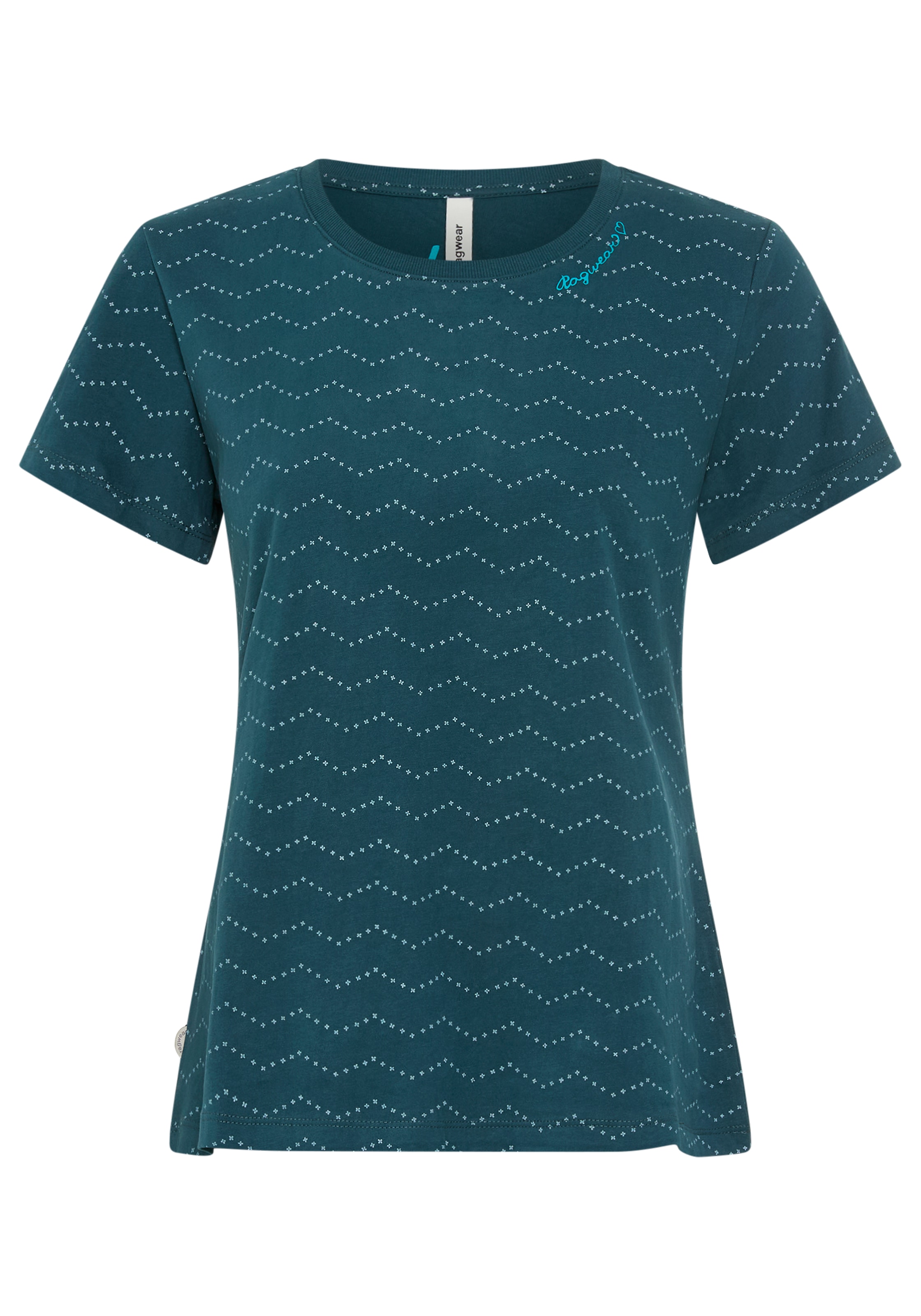 Ragwear Kurzarmshirt "MINTTA ZIG ZAG O" mit Logoschriftzug günstig online kaufen