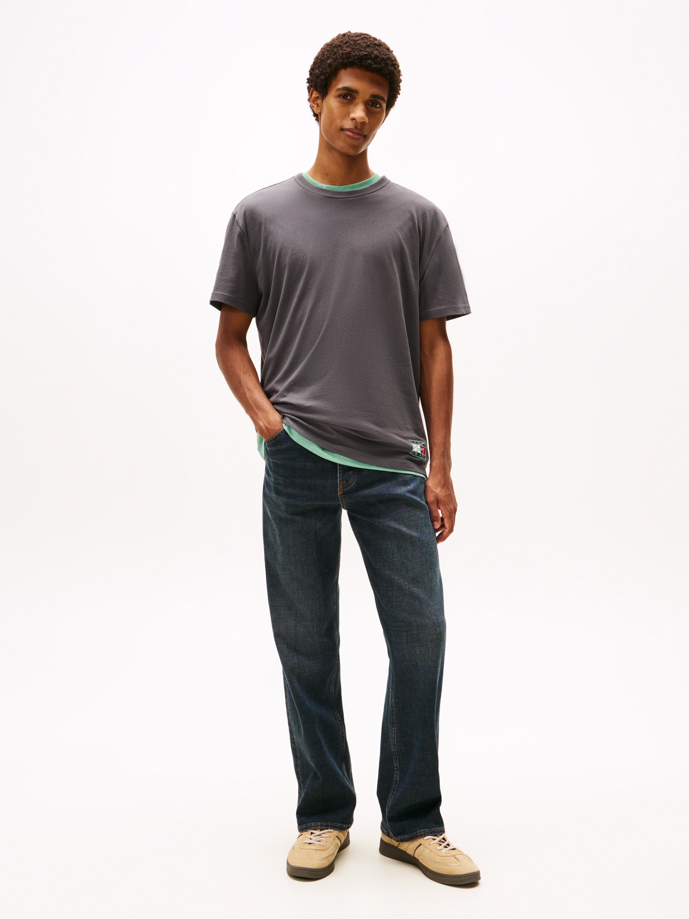 Thumbnail - Tommy Jeans T-Shirt "TJM REG ATHL DEPT BACK EXT" mit Rückenprint, regular fit