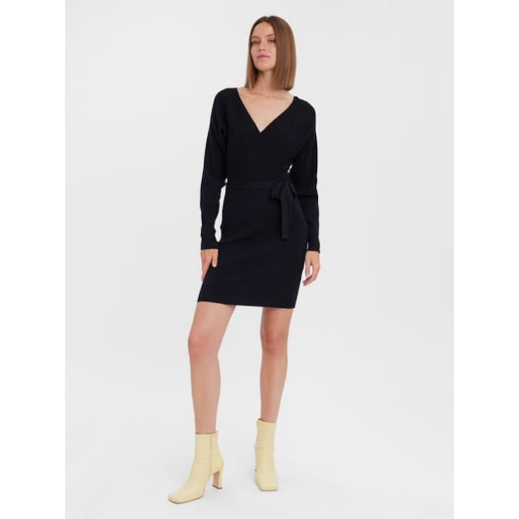 Vero Moda Strickkleid »VMHOLLYREM LS V-NECK DRESS GA NOOS«