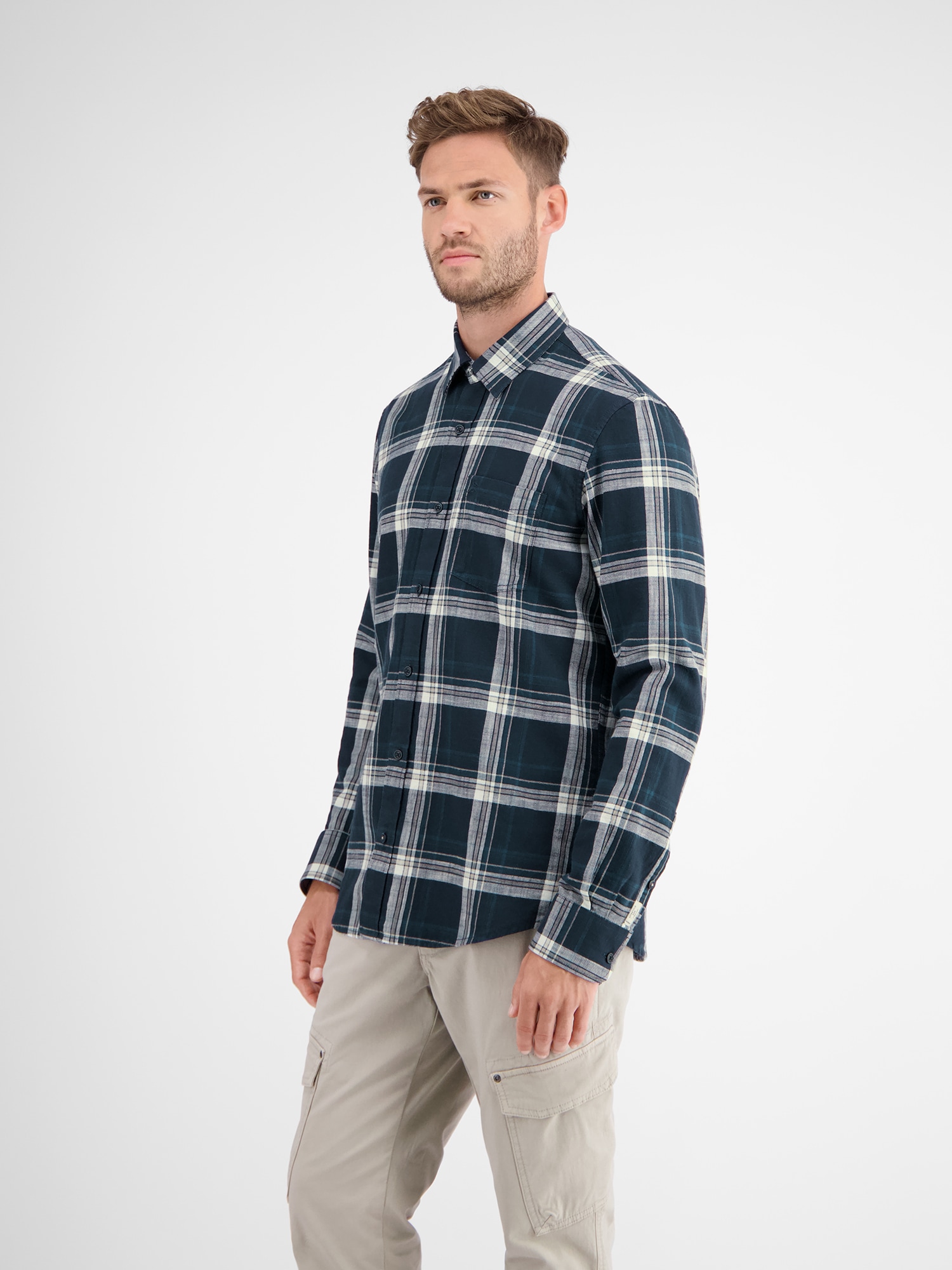 LERROS Karohemd »LERROS Karohemd SLUBCHECK«