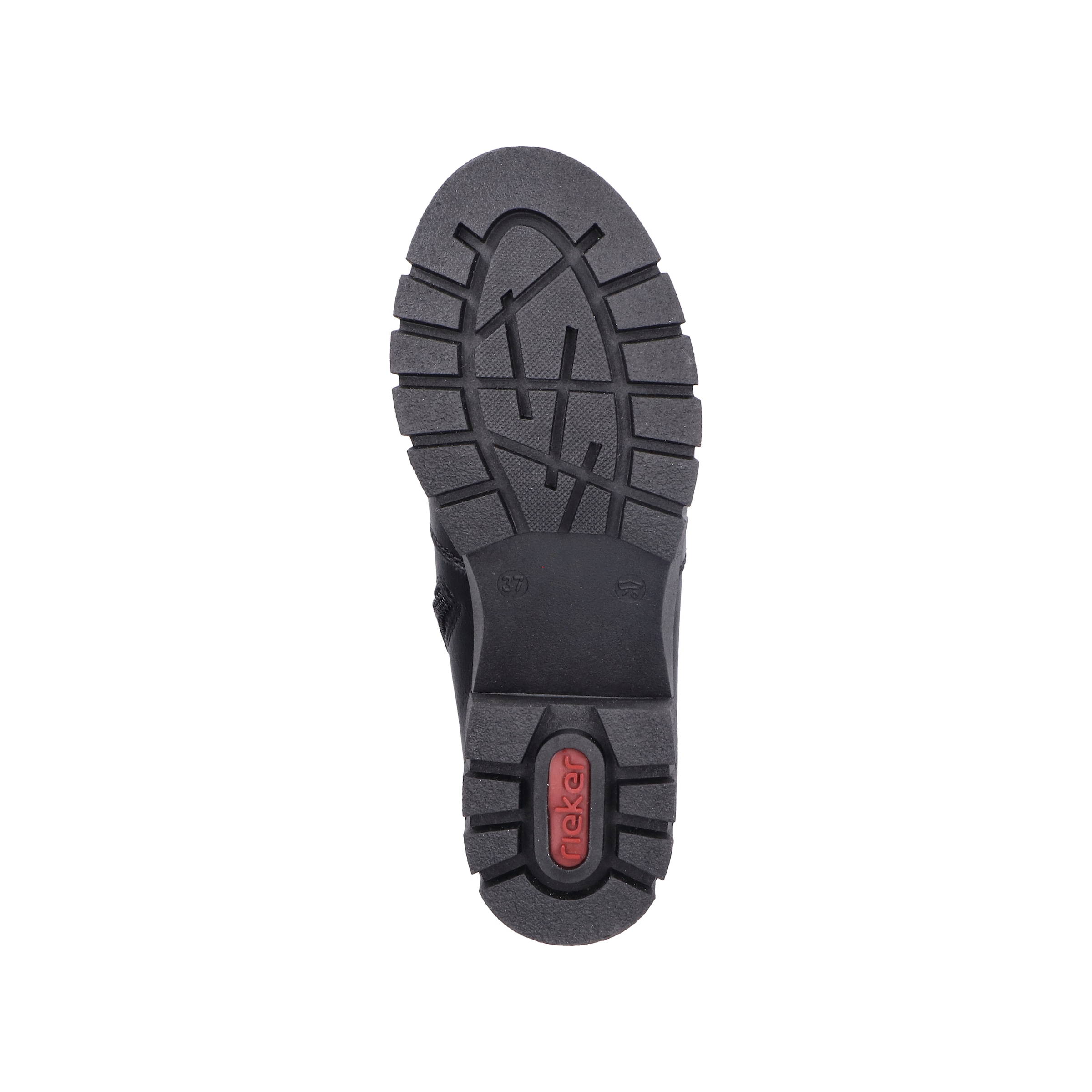 Rieker Chelseaboots  Stiefelette mit dekorativer Einfassung in Leo-Optik