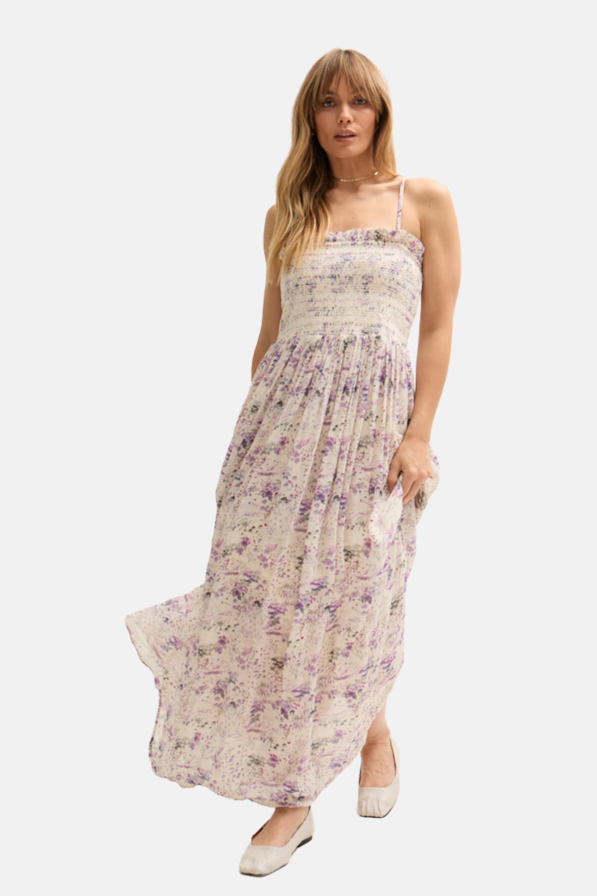 Lily and Lionel Midikleid »Annie Smocked Wonderland Floral Print Maxi Dress Damen«