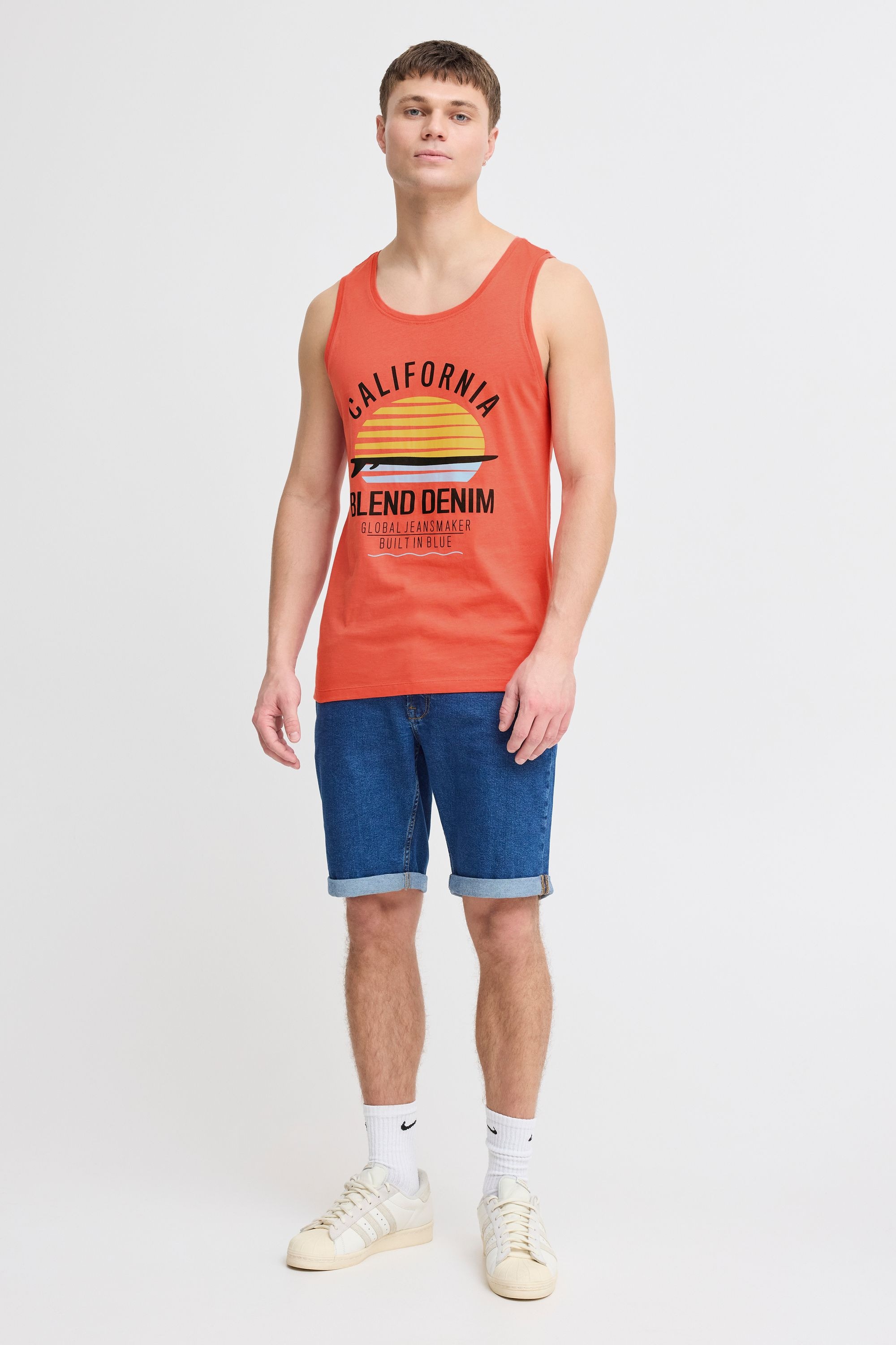 Blend Tanktop »BHCali« Lässiges Tanktop mit Rundhalssauschnitt und Print