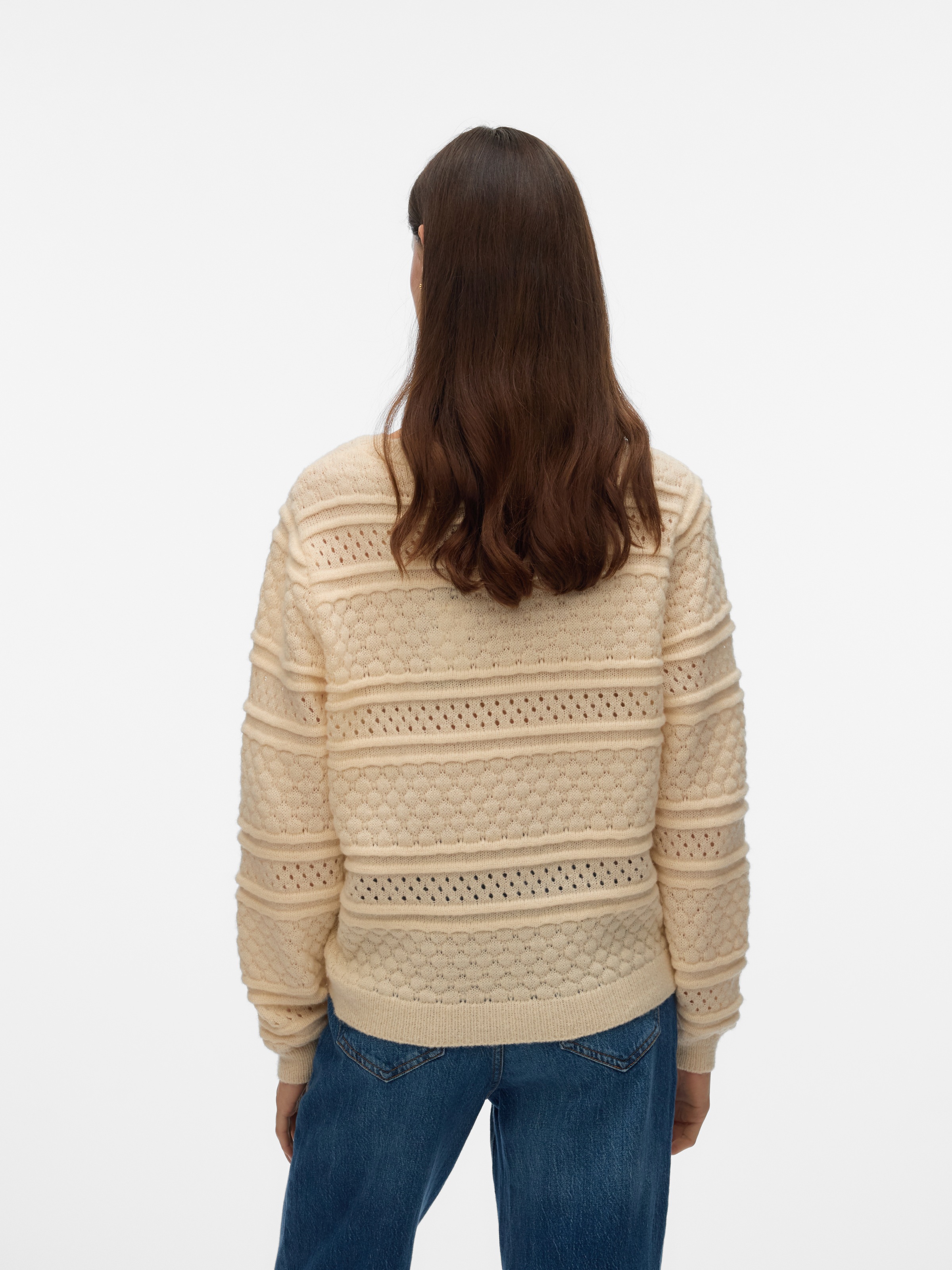 Thumbnail - Vero Moda Strickpullover "VMLEO LS O-NECK PULLOVER BF"