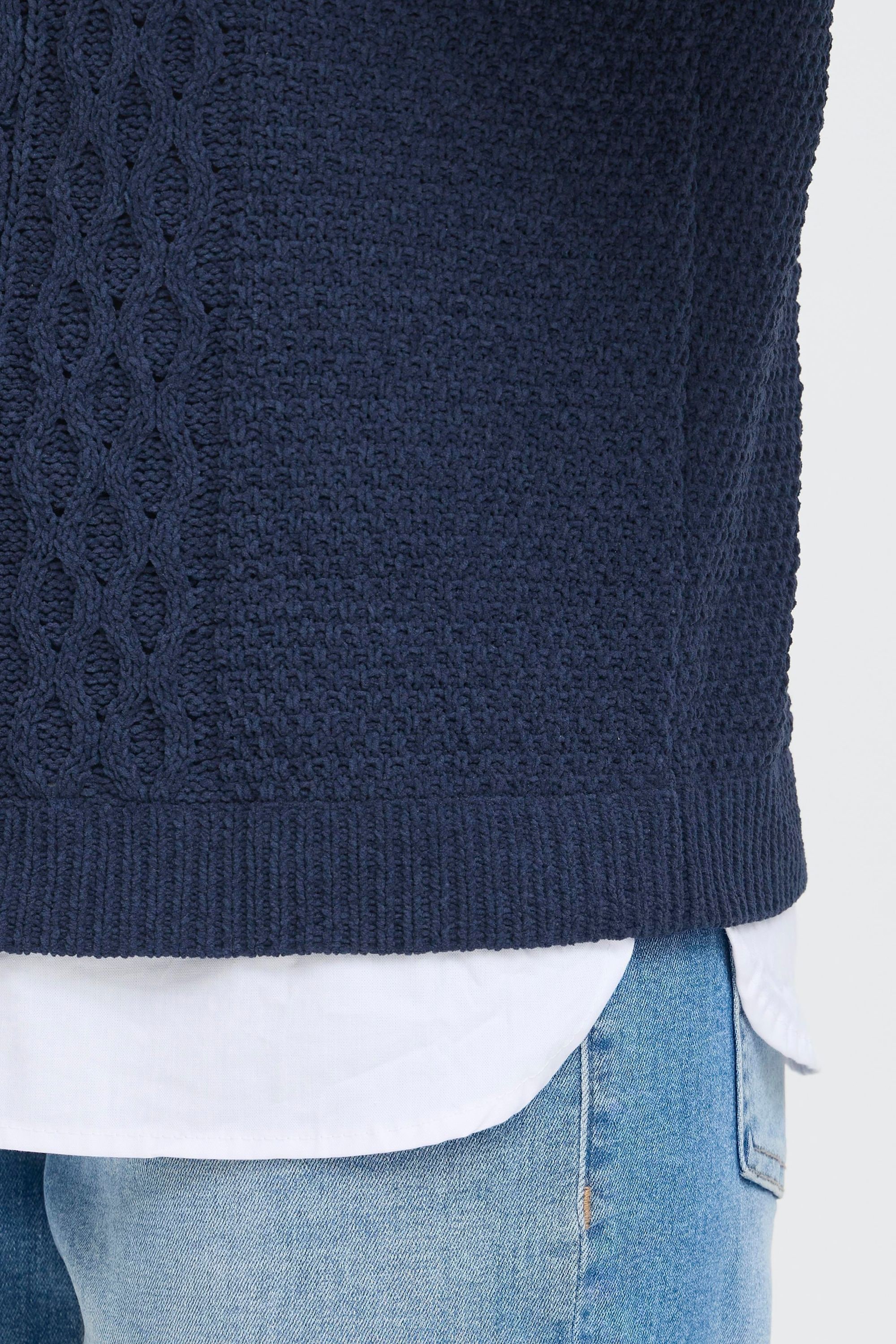 OXMO Strickfleece-Pullover »Strickpullover OXFSANVI PU 1«