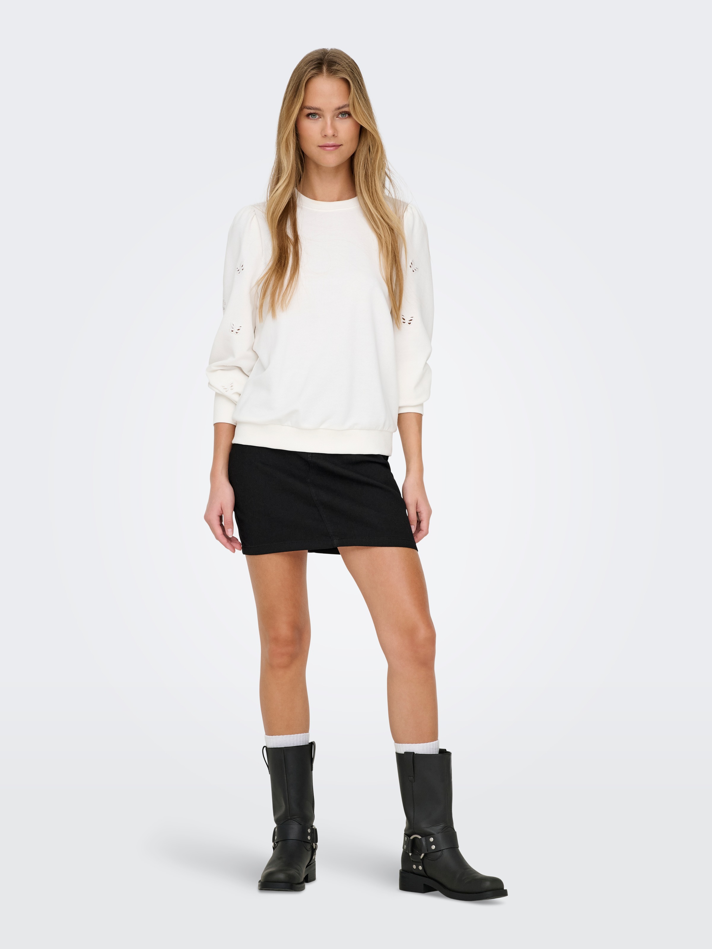 ONLY Sweatshirt »ONLFEMME L/S PUFF EMBROIDERY UB SWT«