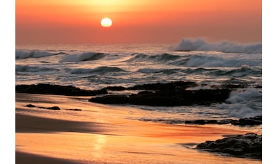 Fototapete »Seelandschaft bei Sonnenaufgang«