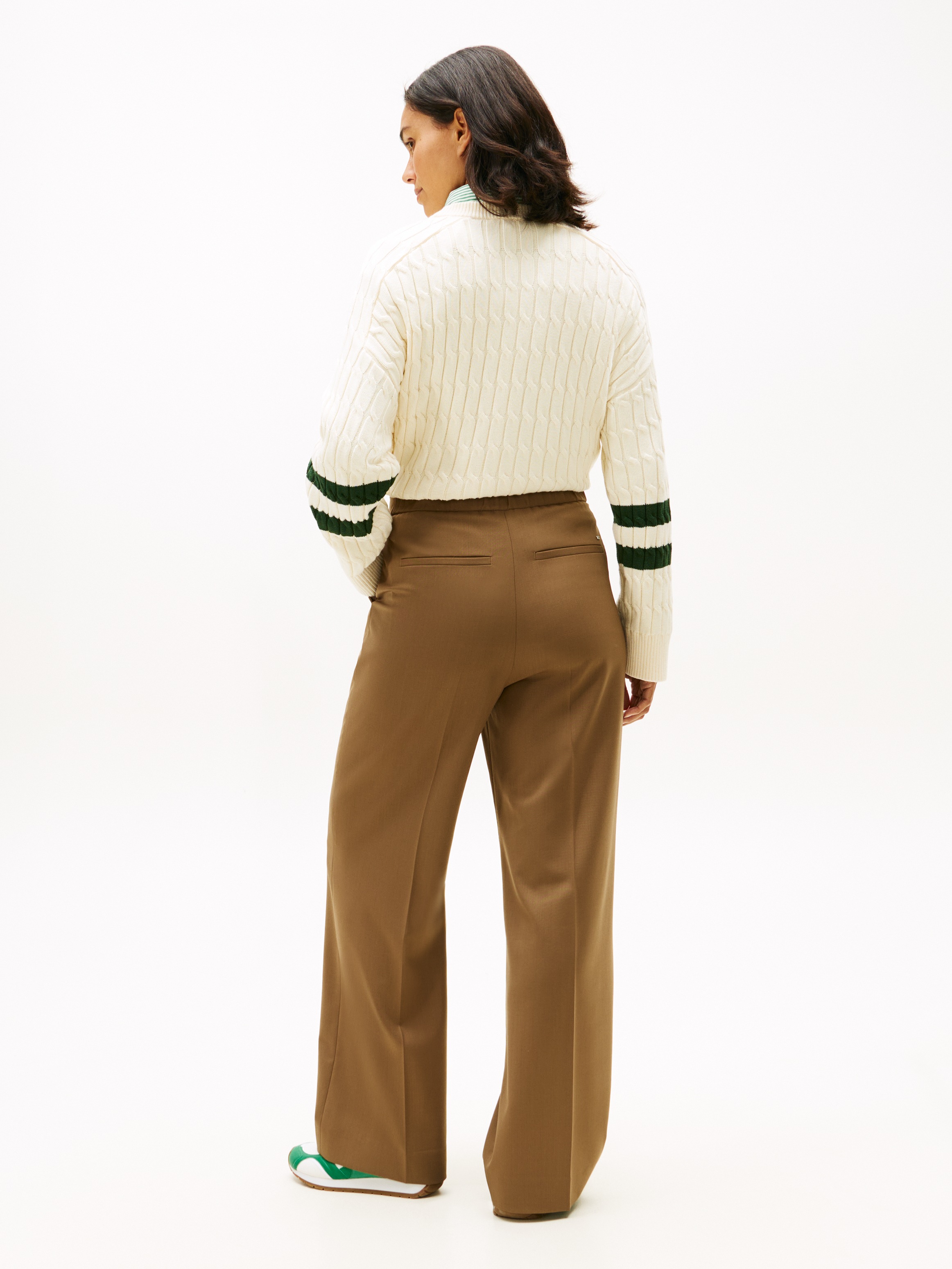 Tommy Hilfiger Anzughose "TIMELESS WOOL WIDE LEG PANT" günstig online kaufen
