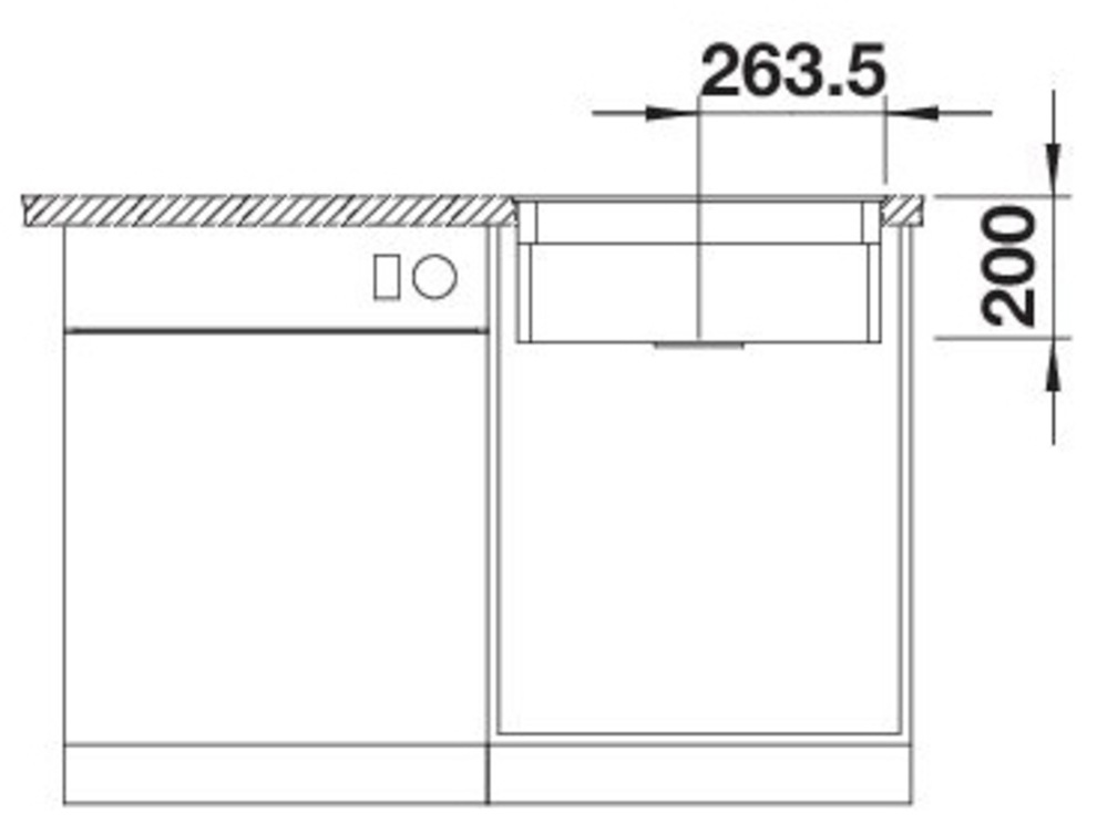 Blanco Granitspüle »ETAGON 500-F« 1 Stk. tlg. inklusive 2 Gratis ETAGON-Schienen aus Edelstahl