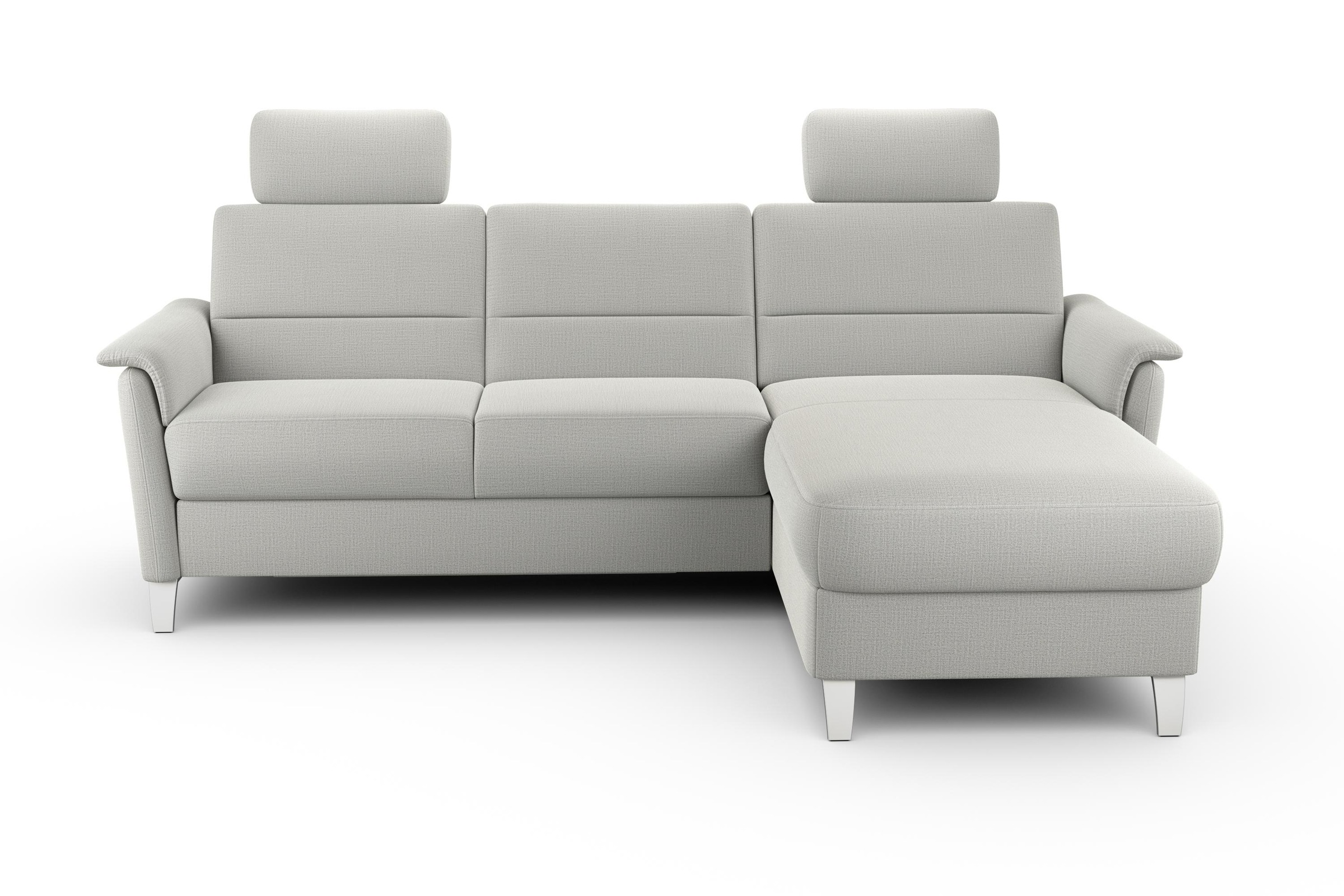 sit&more Ecksofa "Palmera L-Form, B: 244 cm" optional Schlaffunktion & Bettkasten, Federkern