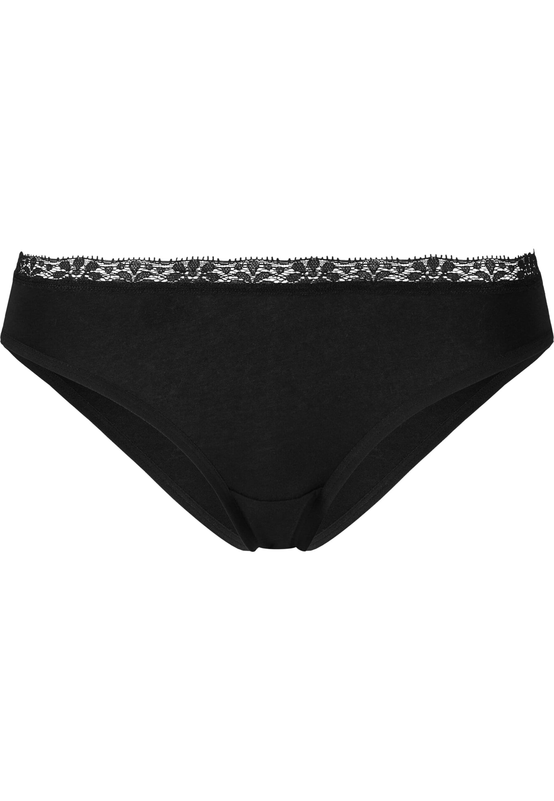 URBAN CLASSICS Panty »Urban Classics Ladies Basic Cotton Brazilian Lace 5-Pack«