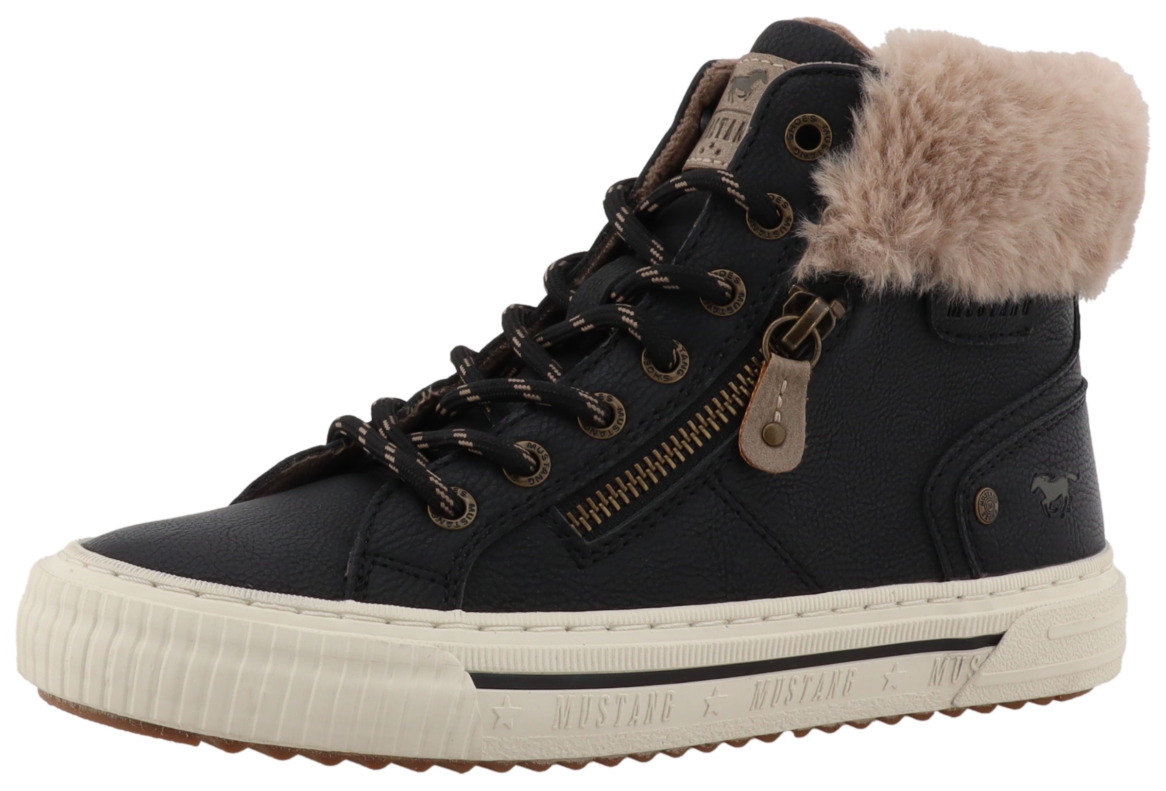 Mustang Shoes Winterboots "Kalua" Plateausneaker, Winterboots mit Reißversc günstig online kaufen