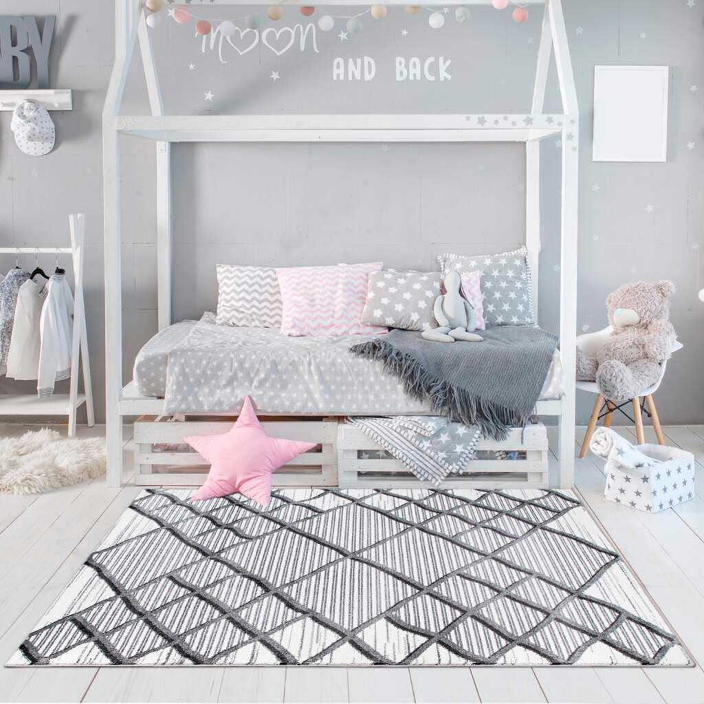 Carpet City Teppich "YOUNG965" rechteckig 11 mm Höhe Moderner Jugend- Kinde günstig online kaufen