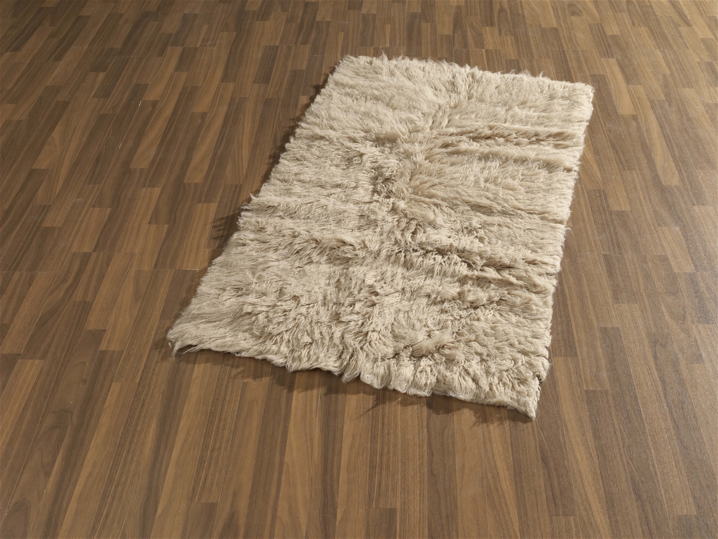 Böing Carpet Wollteppich »Flokati 1500 g«, rechteckig, 60 mm Höhe, Handweb Teppich, Uni-Farben, reine Wolle, handgewebt