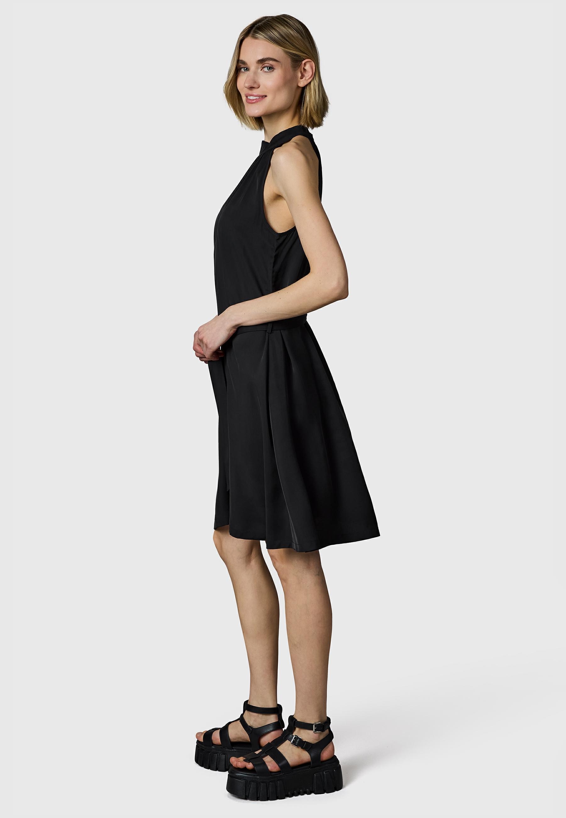 Ragwear A-Linien-Kleid »Angylee Print YOUMODO« Ohne Taschen Leichtes Sommerkleid mit Neckholder und Bindegürtel