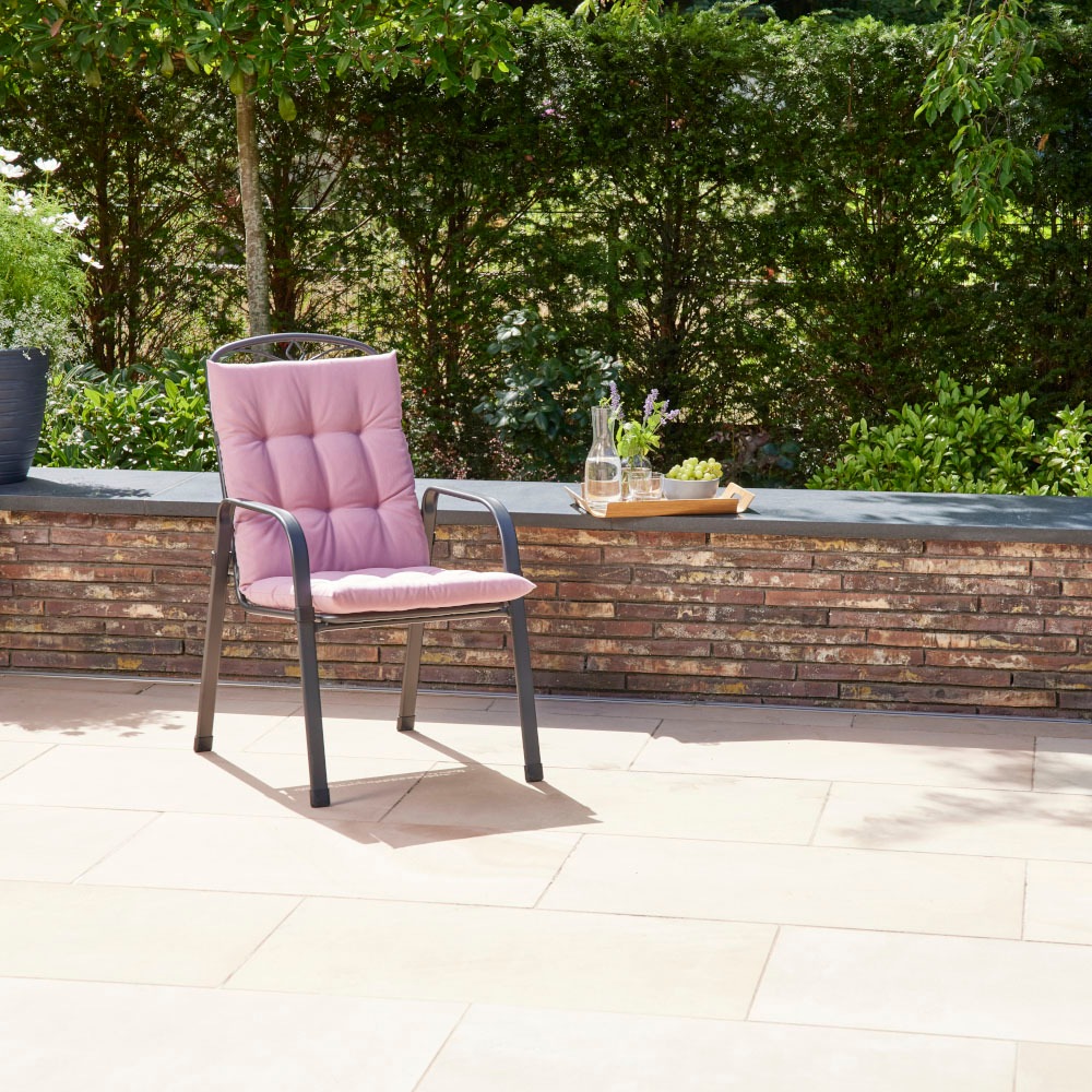 Siena Garden Sesselauflage »ATRIA, 100 cm«, Dessin Uni, 100% recyceltem Polyester, in verschiedenen Farben