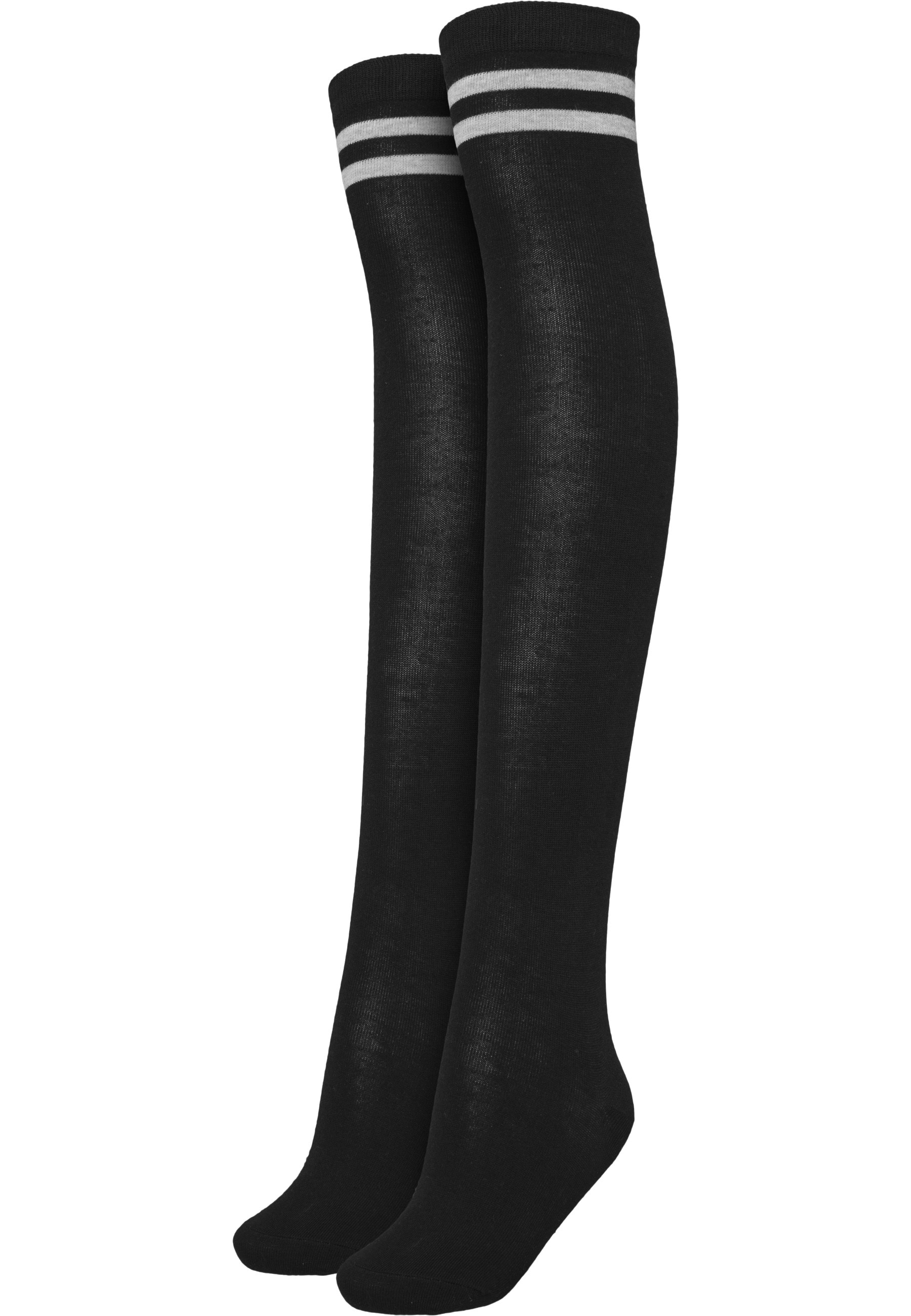 URBAN CLASSICS Strümpfe »Urban Classics Accessoires Ladies Overknee Socks 2-Pack« 1 Paar tlg.