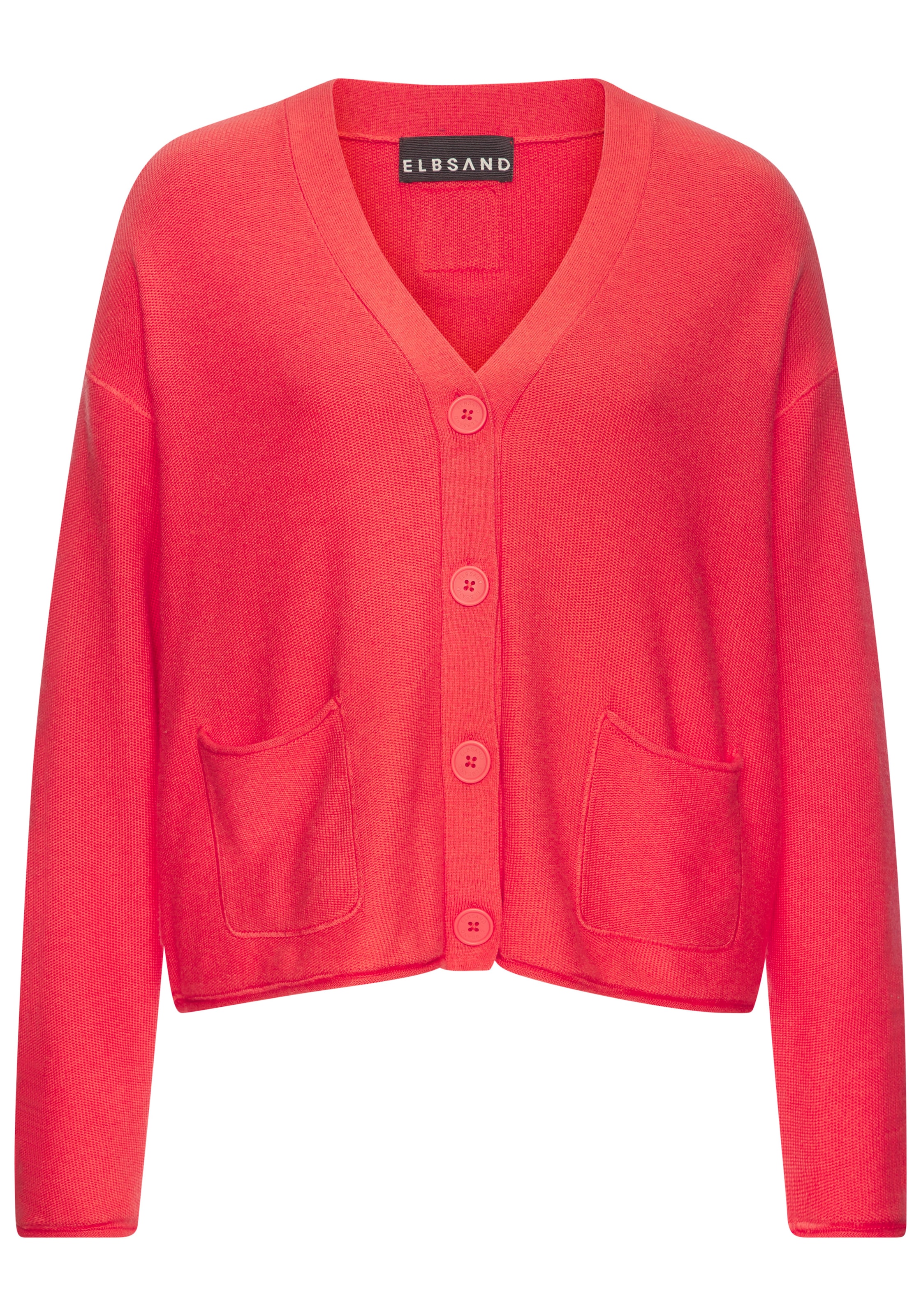 Elbsand Strickjacke, aus hochwertigem Feinstrick