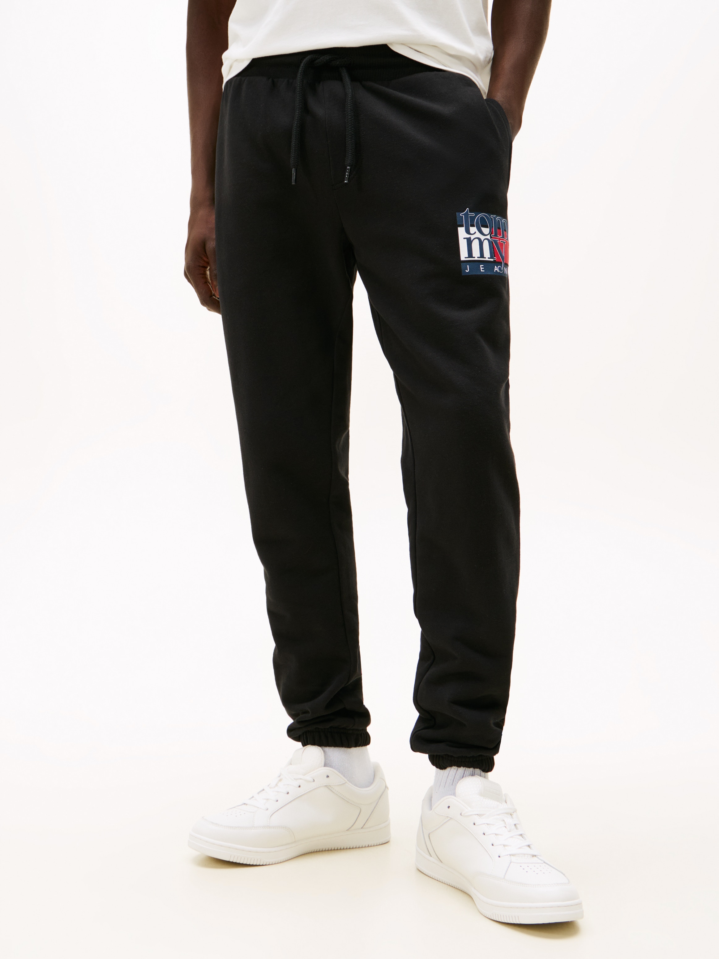 Tommy Jeans Sweathose "TJM RWB FLAG", Jogginghose, Print, elastischer Bund, günstig online kaufen