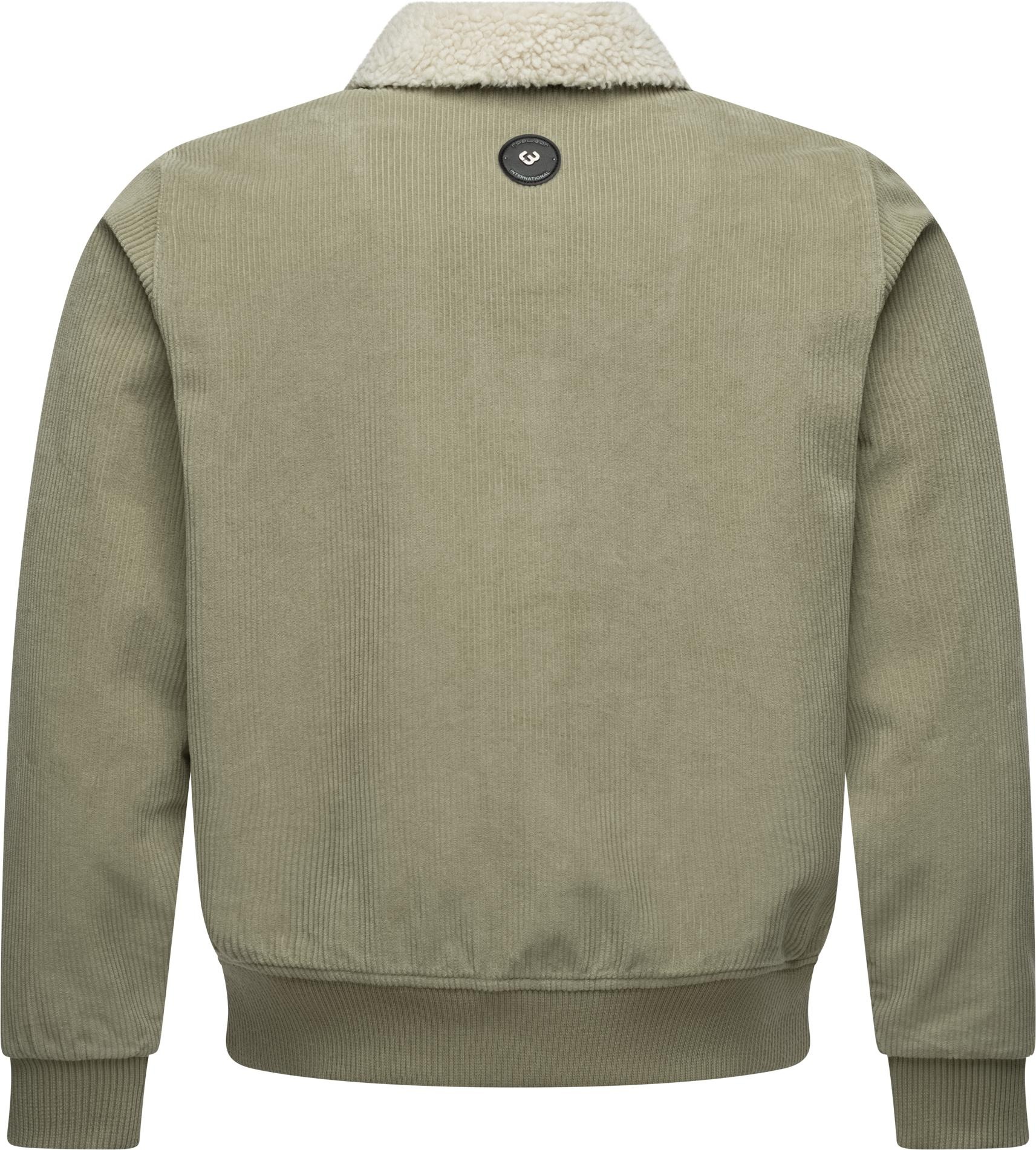 Ragwear Cordjacke »Aviss«, ohne Kapuze, Wasserdichte Herren Übergangsjacke aus Kord