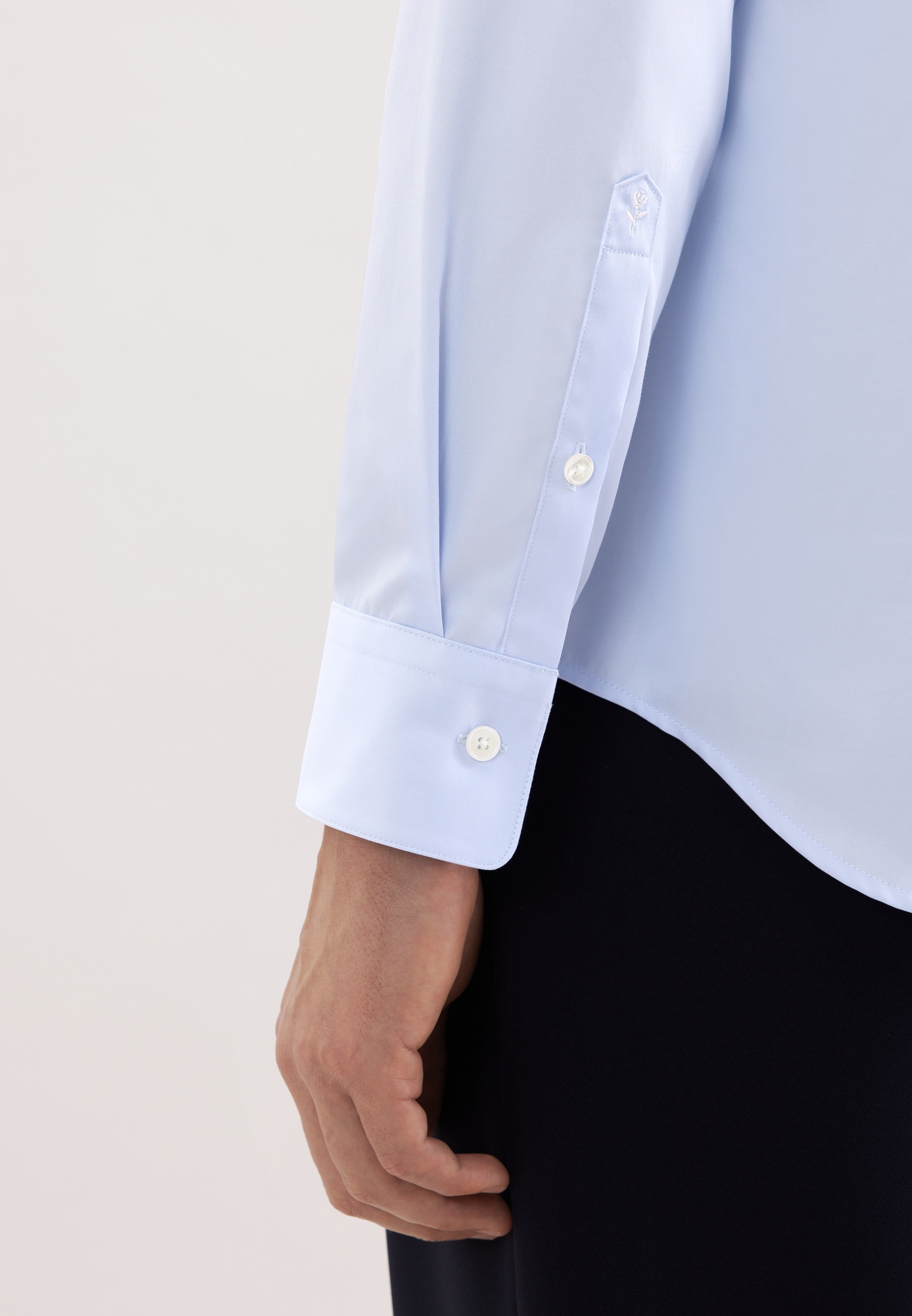 Seidensticker Schwarze Rose Men Shirt Blue XL 3