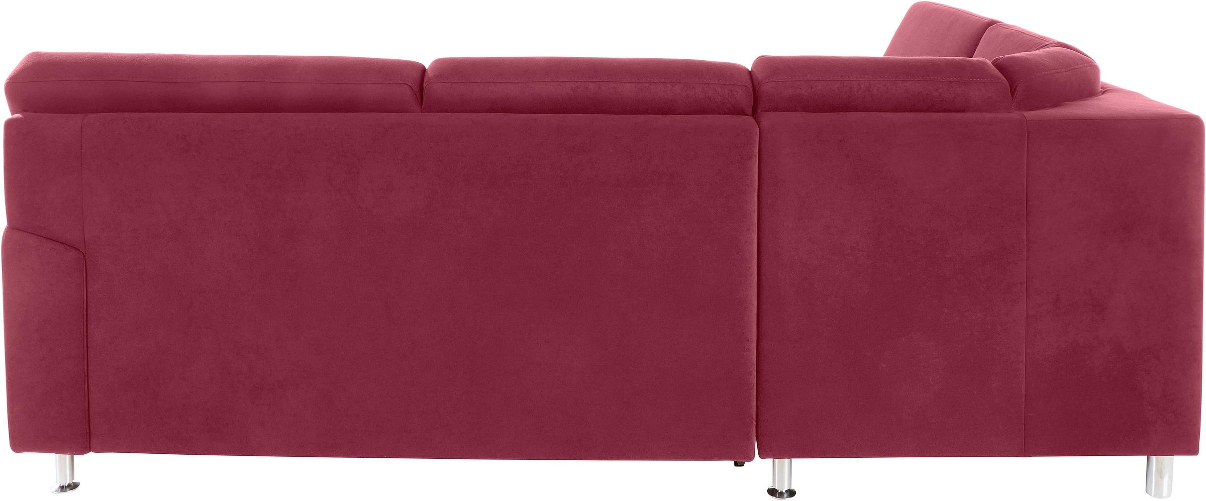 sit&more Ecksofa »Belfort L-Form« wahlweise mit Vorziehsitz und Bettkasten