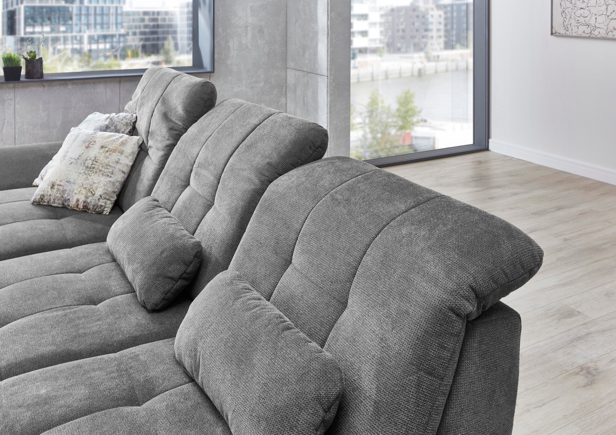 Die PlanBar Ecksofa »MP-IN17004 L-Form«, wahlweise mit Funktion, Federkern