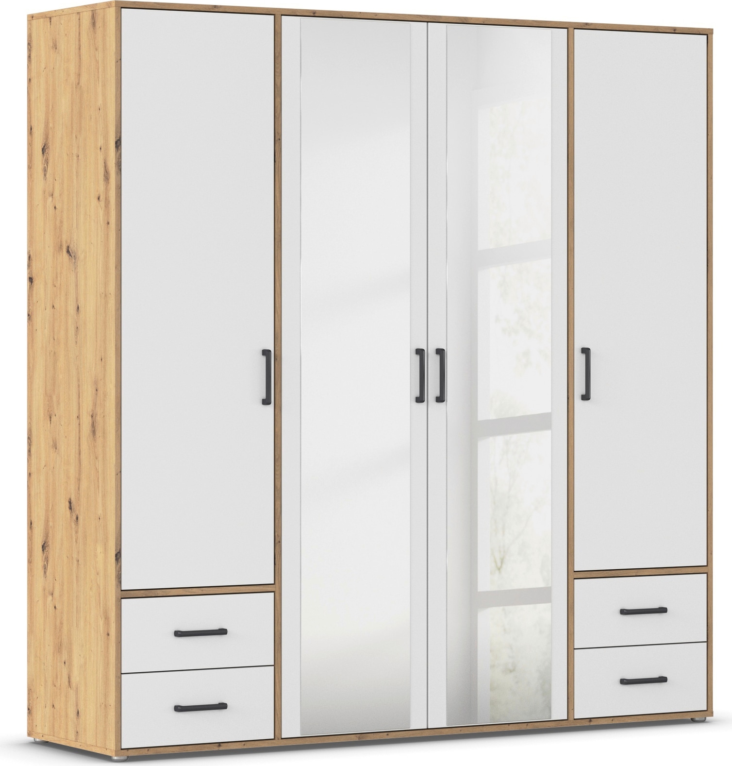 rauch Drehtürenschrank "Voyager", (in 3 verschiedenen Ausstattungen BASIC/C günstig online kaufen