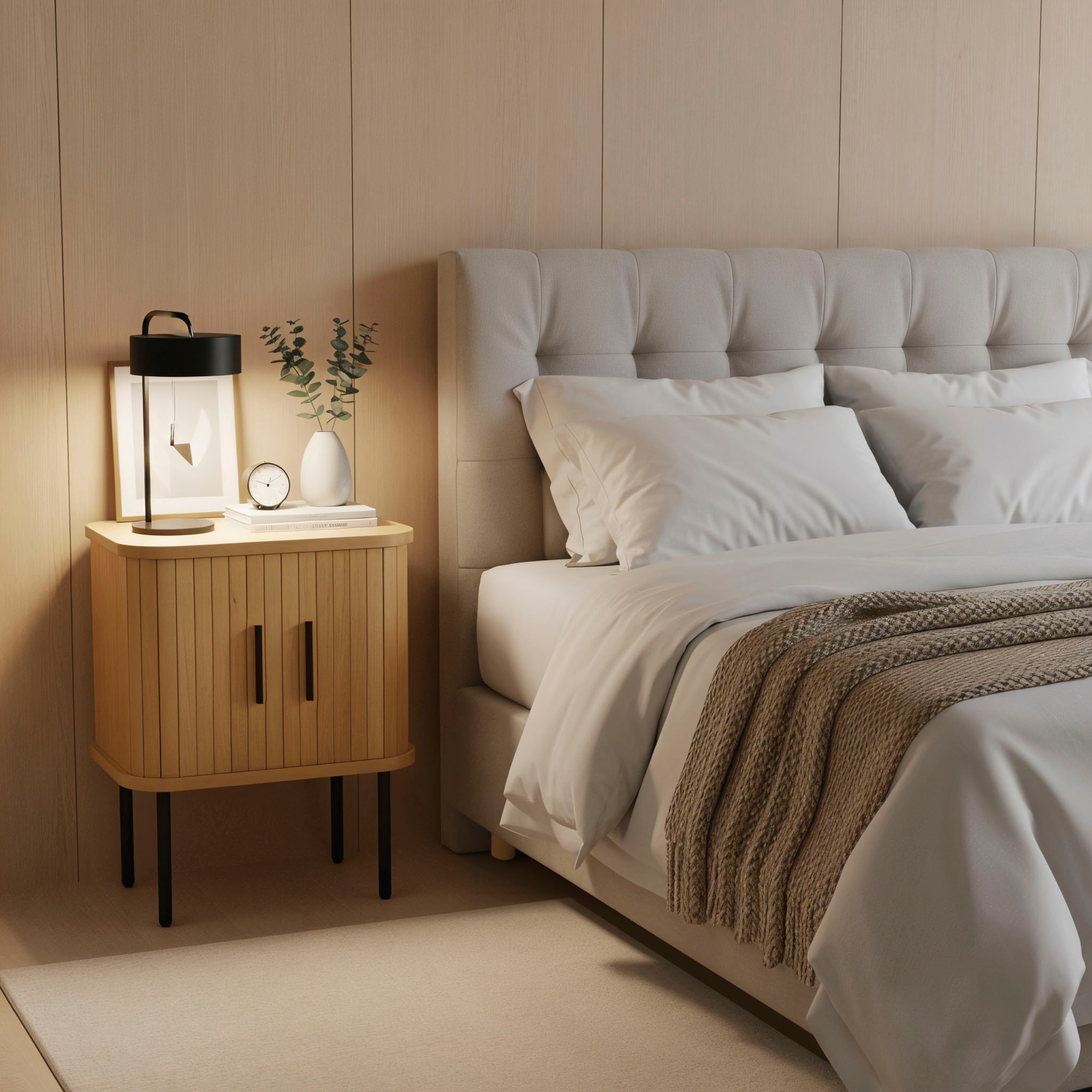 Home affaire Nachtkommode 2 Schiebetüren günstig online kaufen