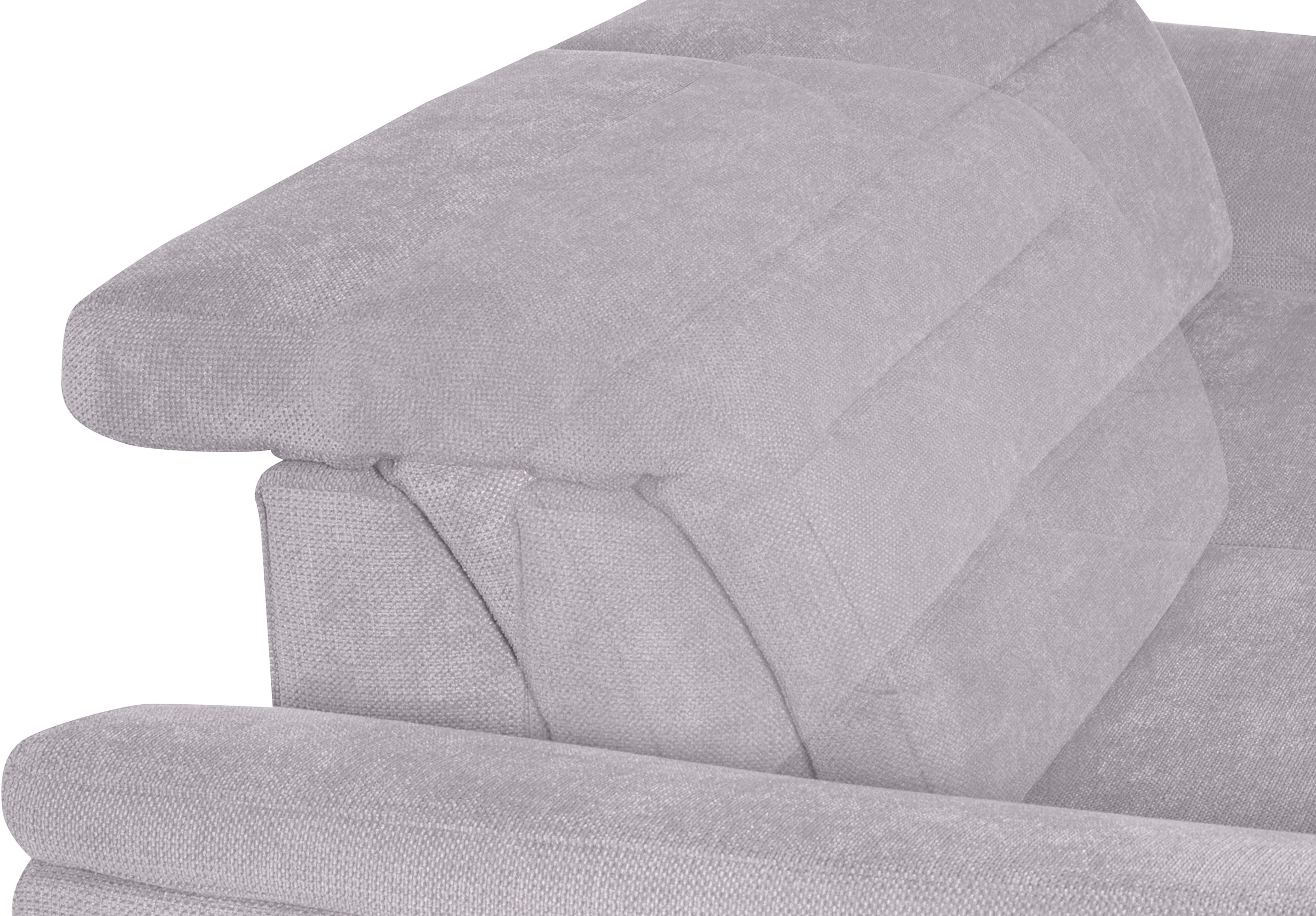 sit&more 2,5-Sitzer »Percy«, 12 cm Fußhöhe, Sitztiefenverstellung, wahlweise Kopfteilverstellung
