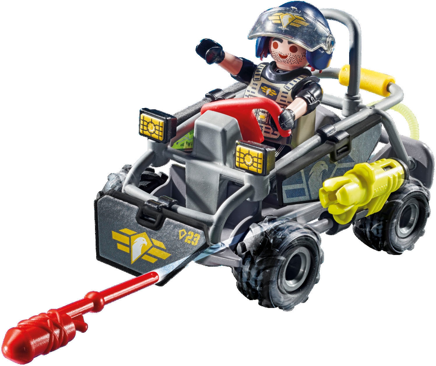 Playmobil® Konstruktions-Spielset »SWAT-Multi-Terrain-Quad (71147), My Action Heroes«, (59 St.), Made in Europe