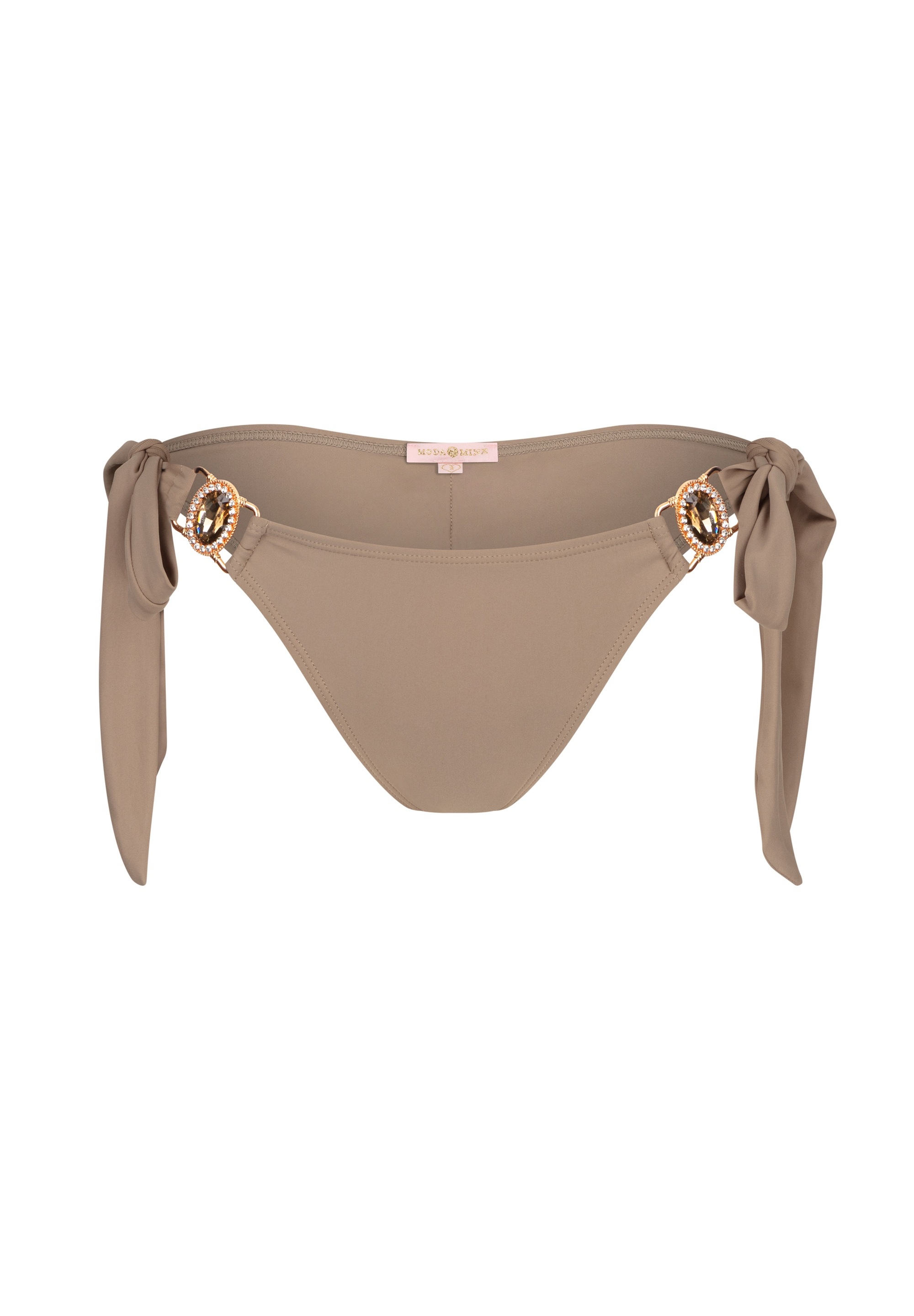 Moda Minx Bikini-Hose »Amour Tie Side Brazilian«, (1 St., Panty), mit stilvollem Steinbesatz