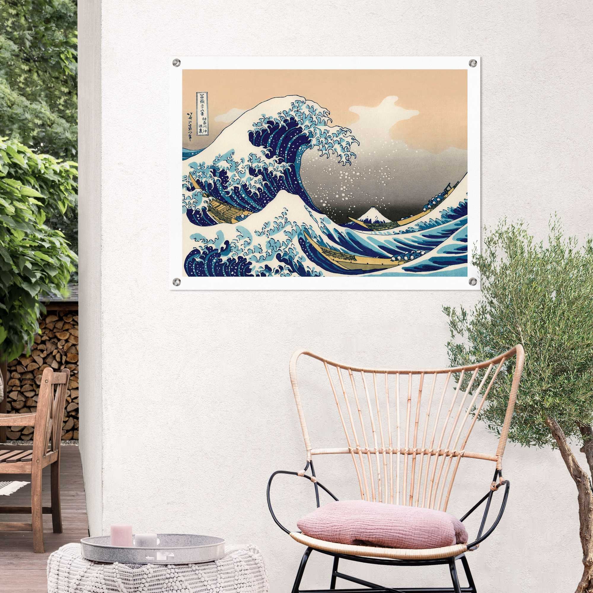 Reinders! Poster »Die große Welle«, Outdoor für Garten oder Balkon