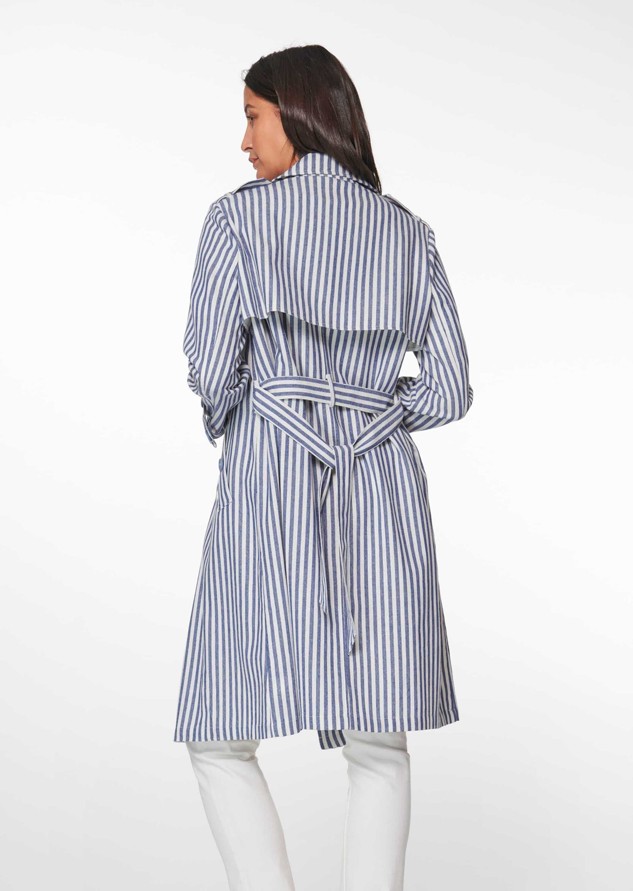 MADELEINE Langmantel »Trenchcoat Trenchcoat mit Streifen«
