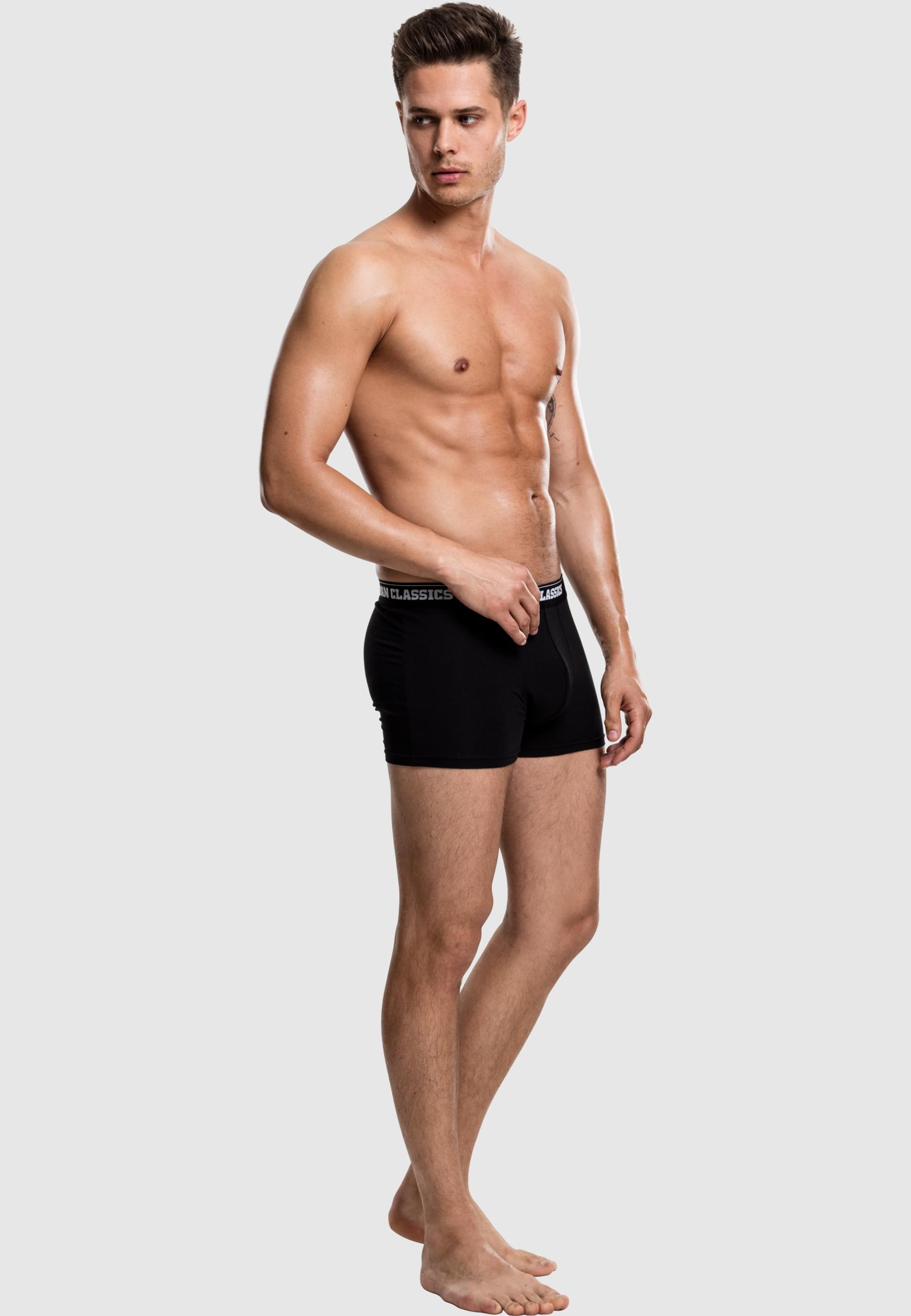 URBAN CLASSICS Boxershorts »Urban Classics Accessoires Modal Boxer Shorts Double-Pack«, (1 St.)