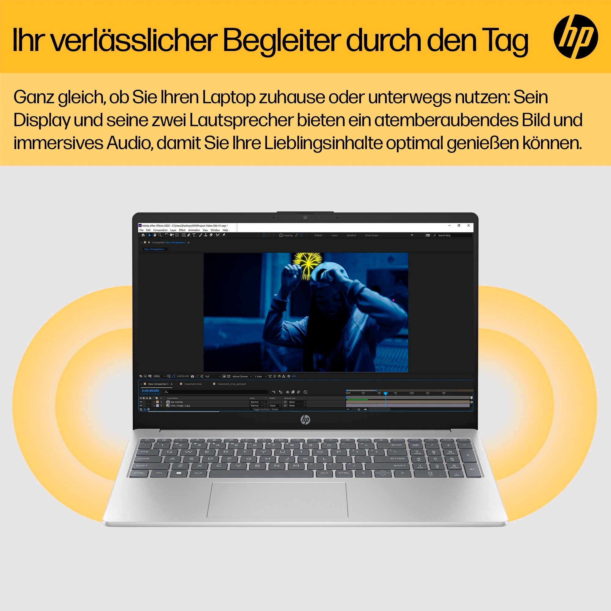 HP Notebook »15-fc0250ng«, 39,6 cm, / 15,6 Zoll, AMD, Ryzen 5, Radeon Graphics, 512 GB SSD