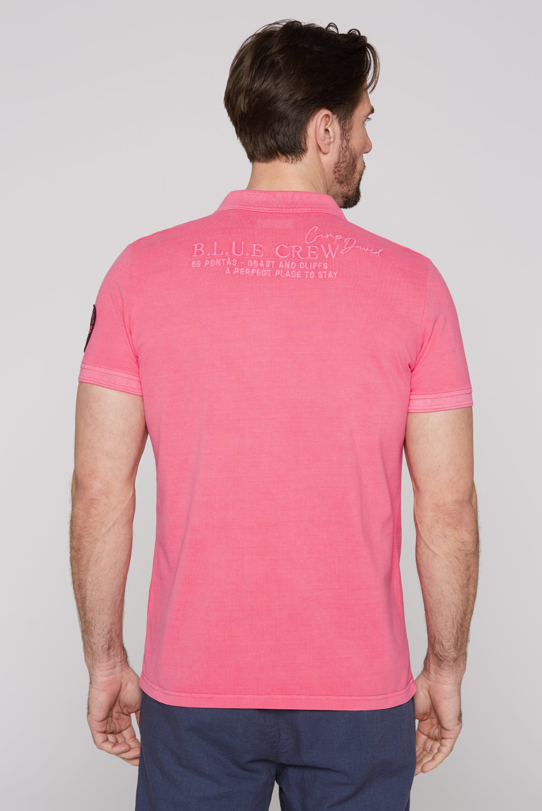 CAMP DAVID Poloshirt, aus Baumwolle