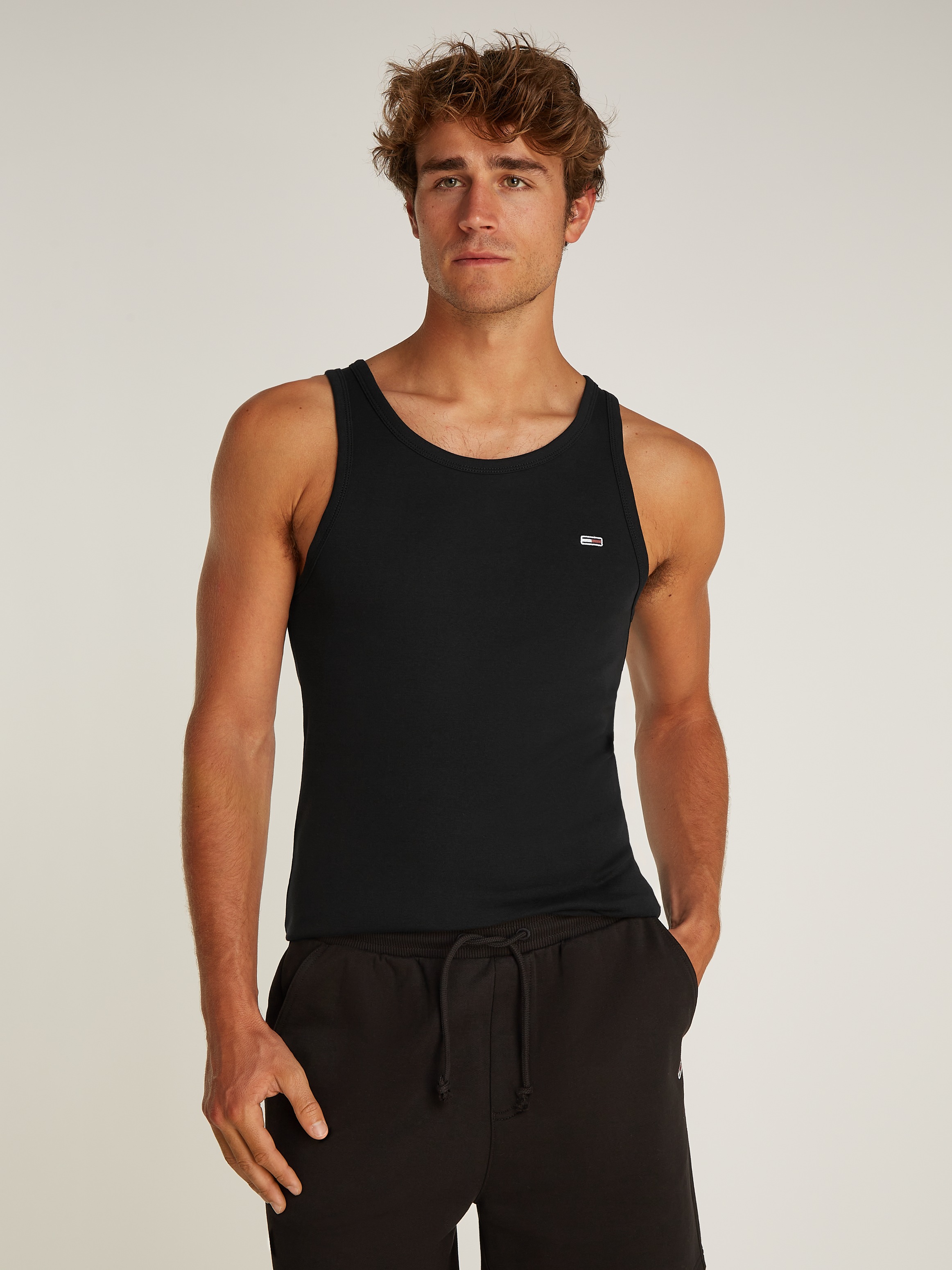 Tommy Jeans Tanktop "TJM XSLIM 2PCK RIB TANK EXT" Packung, 2er, 2 Stk. mit günstig online kaufen
